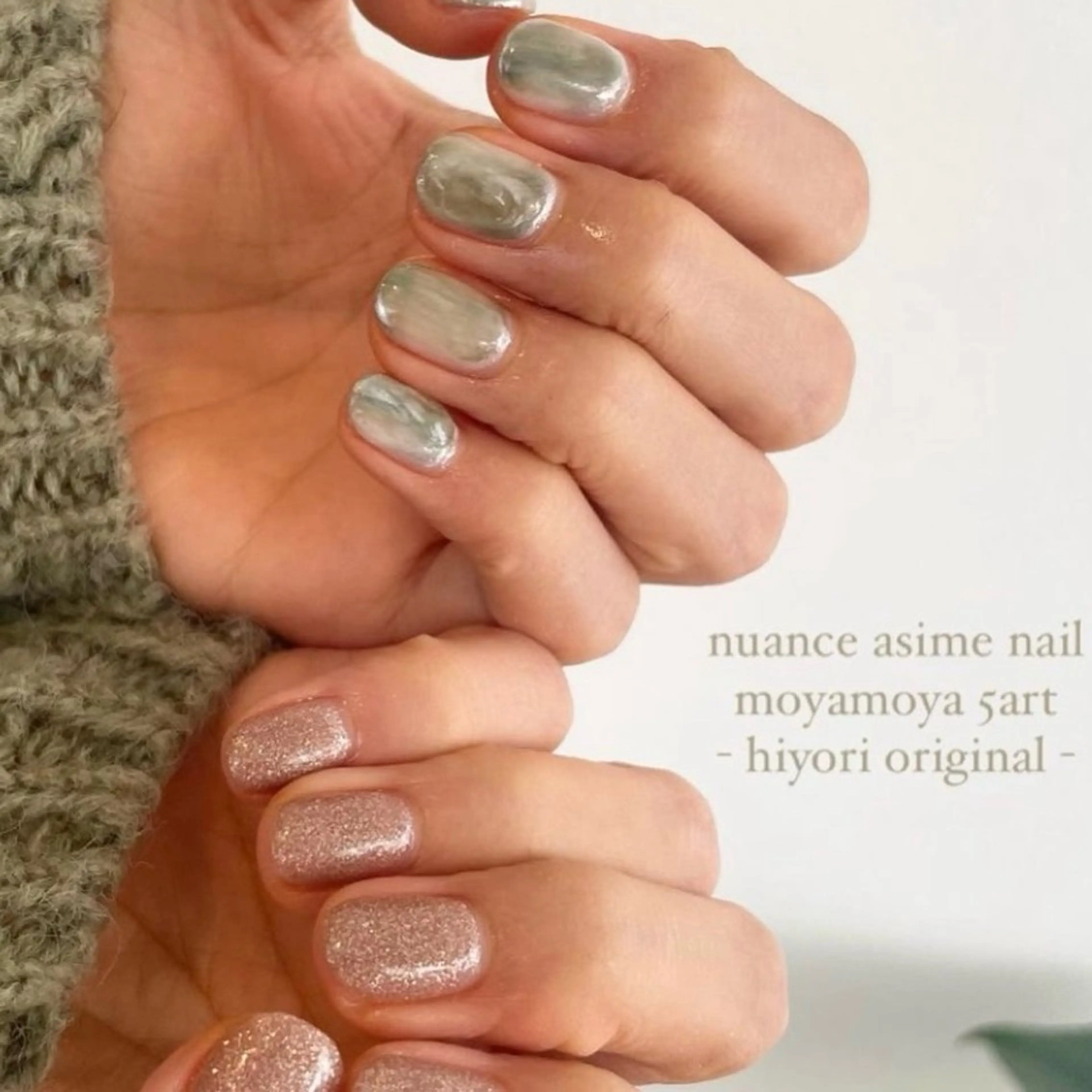 ネイル ニュアンスネイル ハンドネイル pétit所属・pétit hiyoriのネイルデザイン