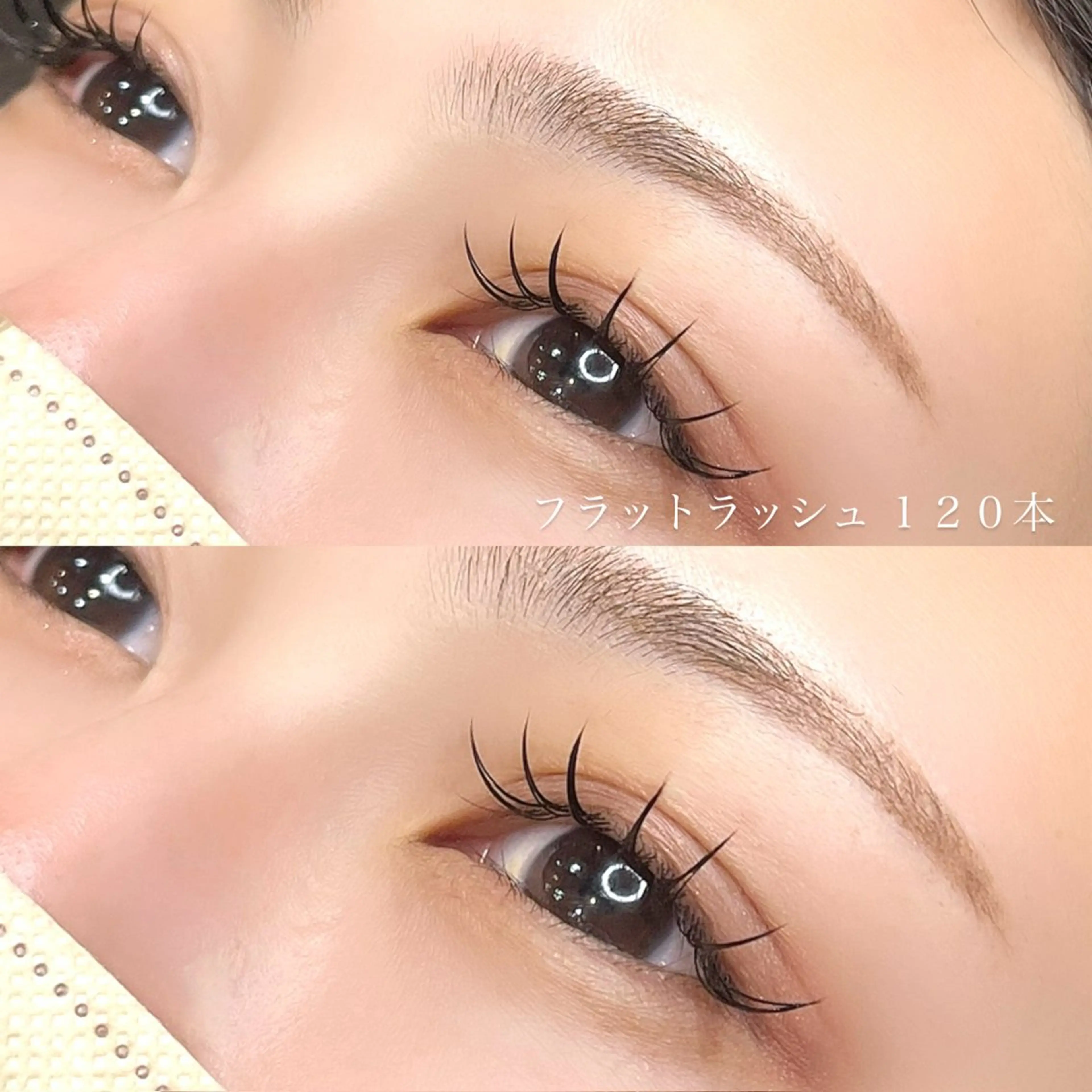 マツエク・マツパ フラットラッシュ EYE&NAIL M / 蝦名🌛⋆゜のマツエク・マツパデザイン