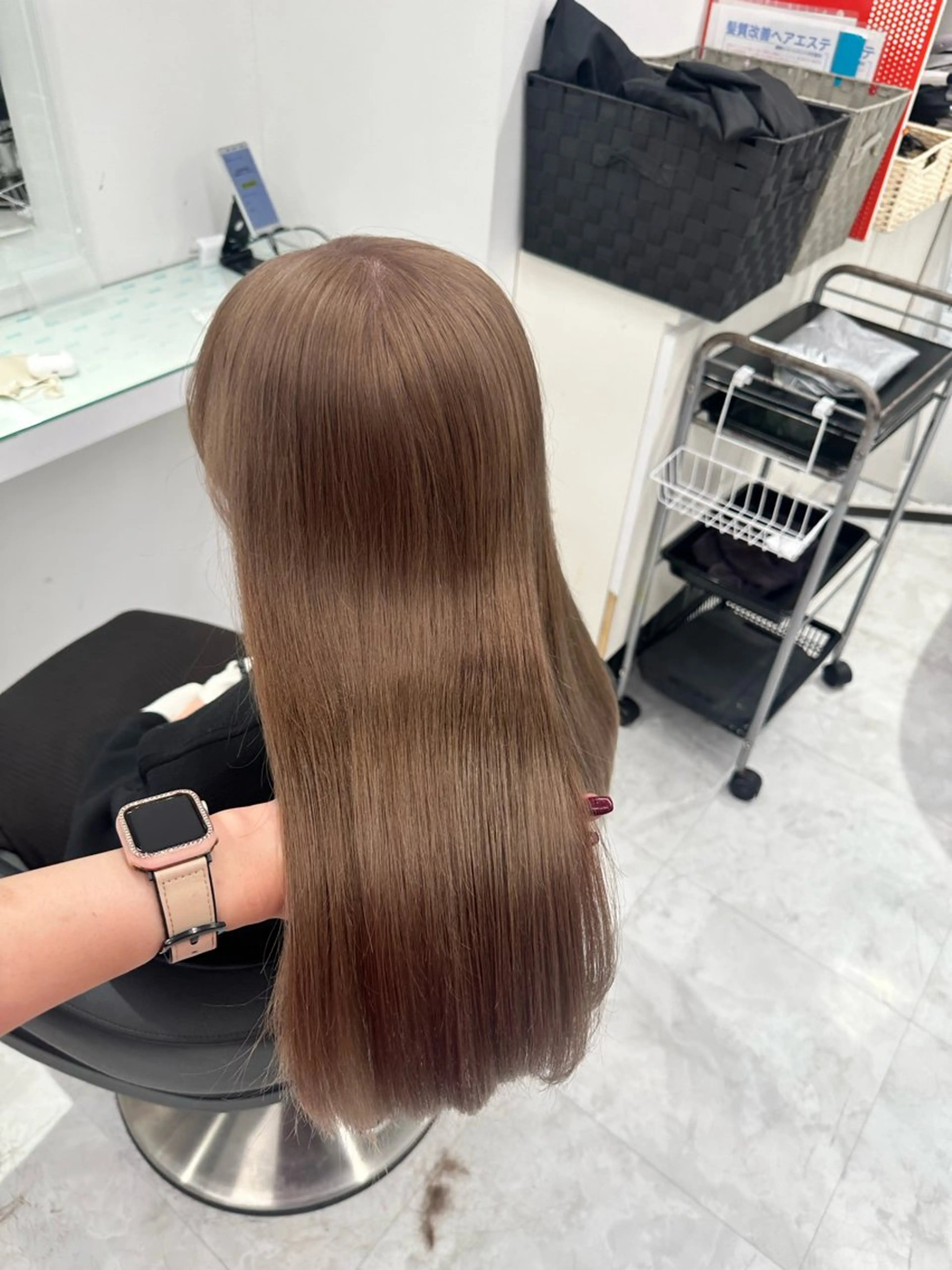 カラー マンツーマン/原宿/ 透明感カラー⭐️のヘアスタイル