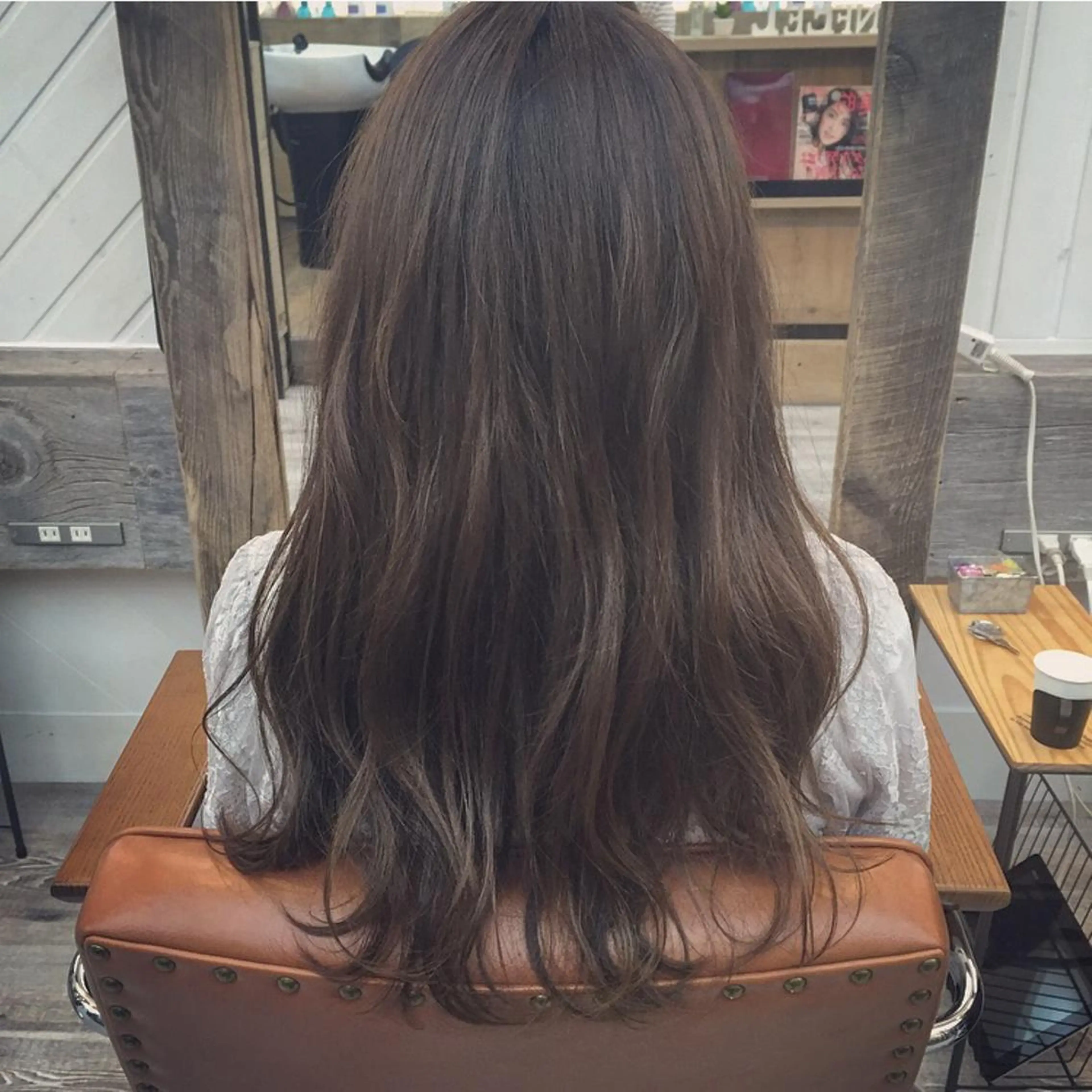 ロング カラー 前髪顔周り✂️店長 ❤️アマミヤ❤️のヘアスタイル