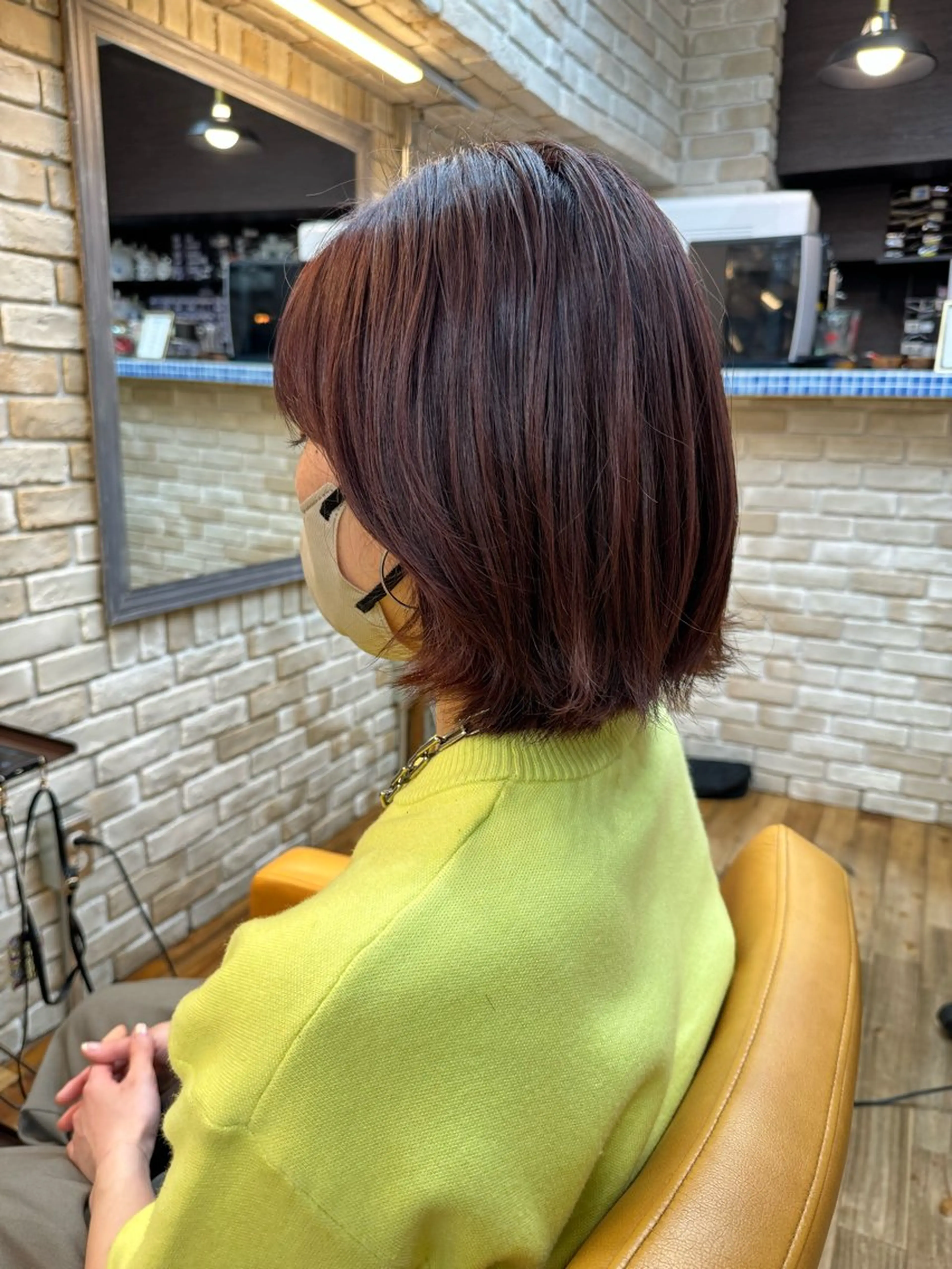 カラー イルミナカラー eyesburg W/est所属・ショートボブ 村上のヘアスタイル