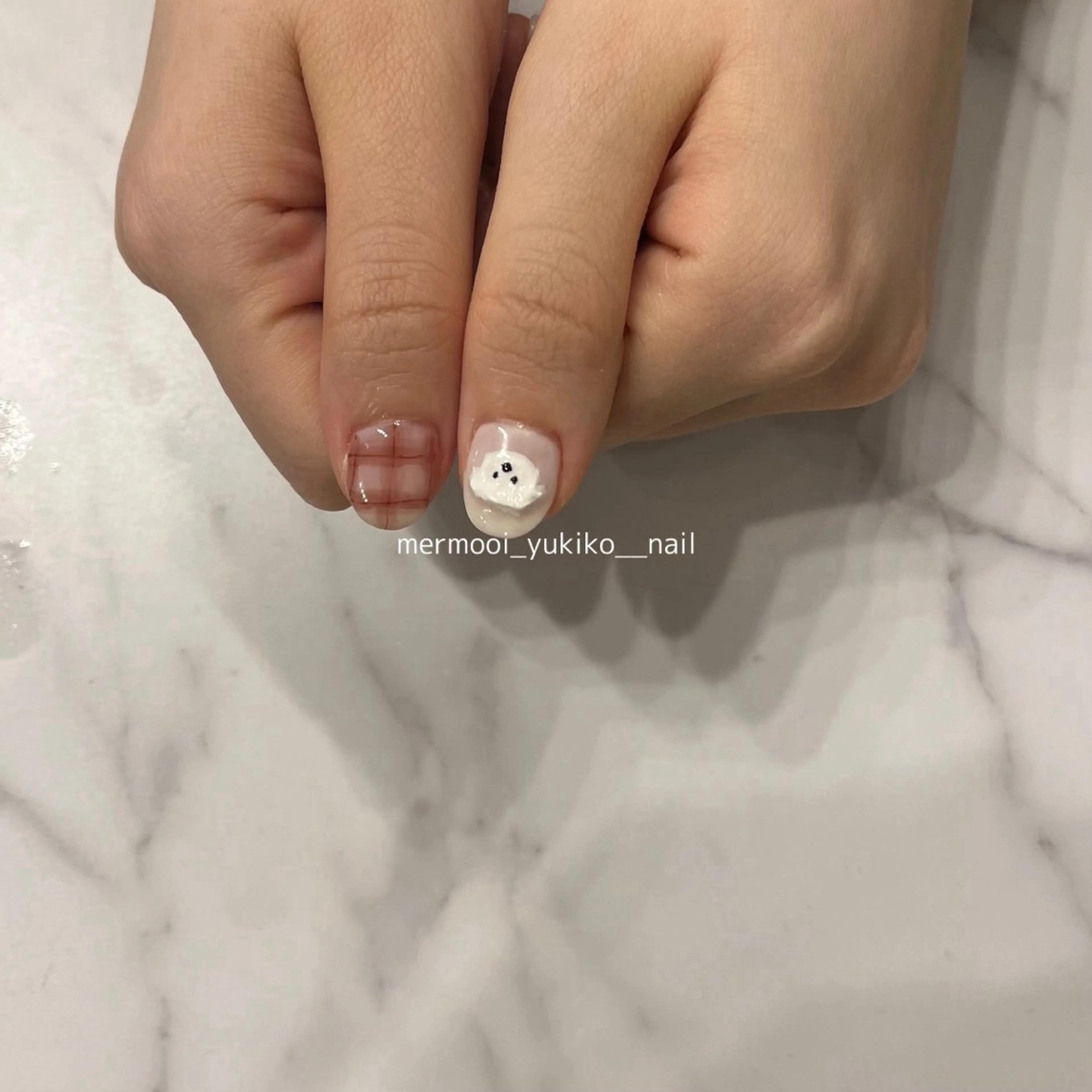 ネイル ニュアンスネイル ハンドネイル melu所属・melu yukikoのネイルデザイン