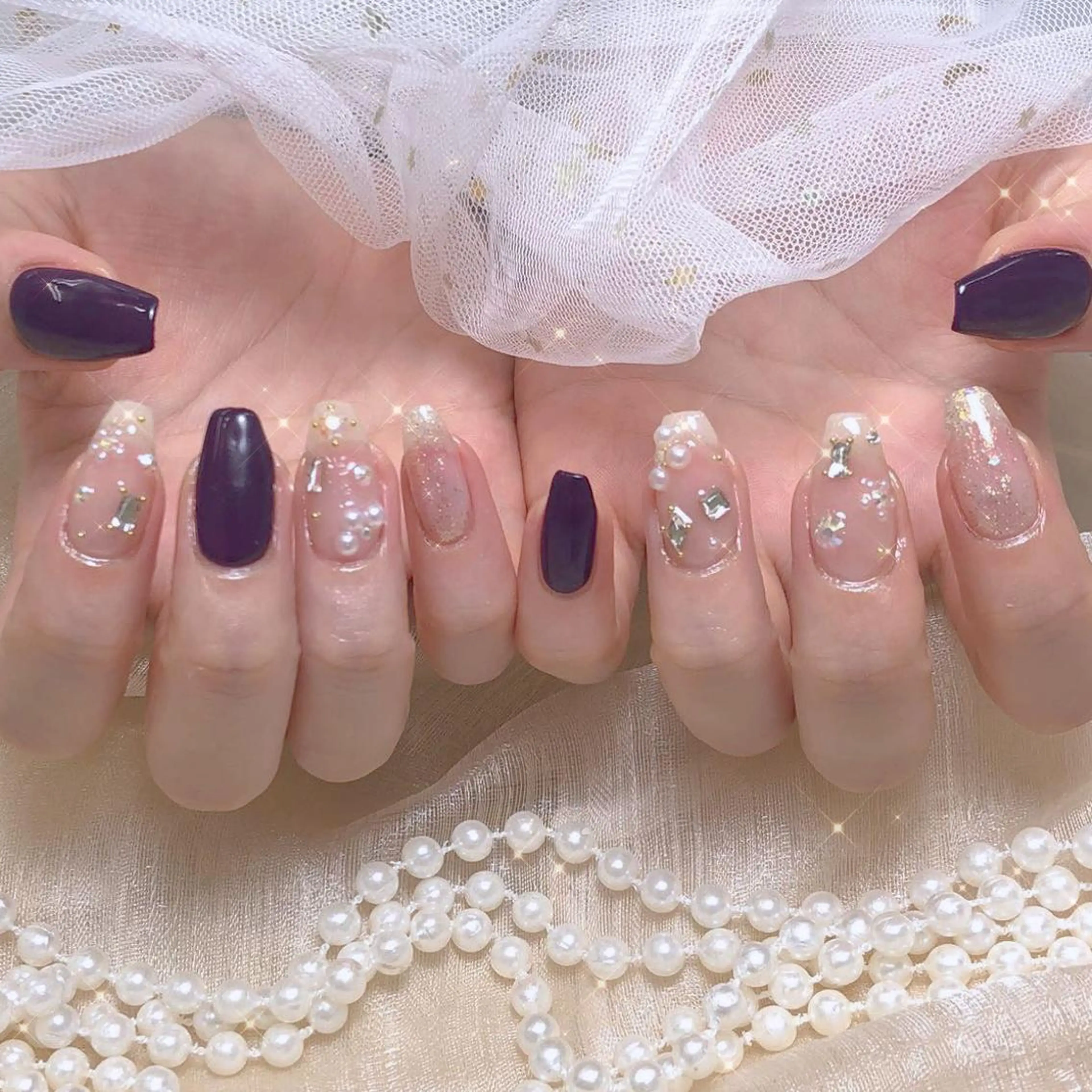 ネイル ハンドネイル 桜 井🧸のネイルデザイン