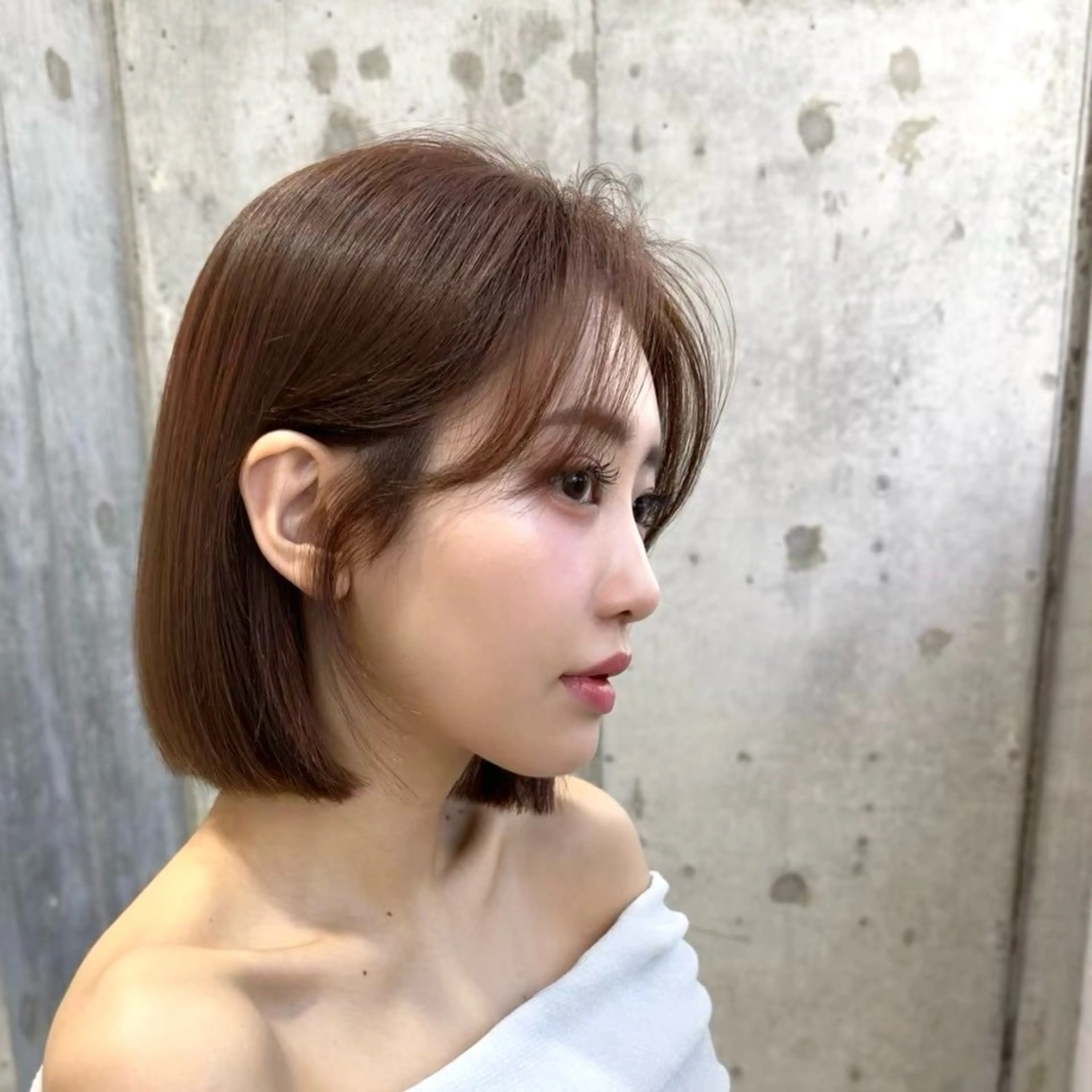 【人気No.1】韓国風小顔カット＋フルカラー＋3stepトリートメントの写真