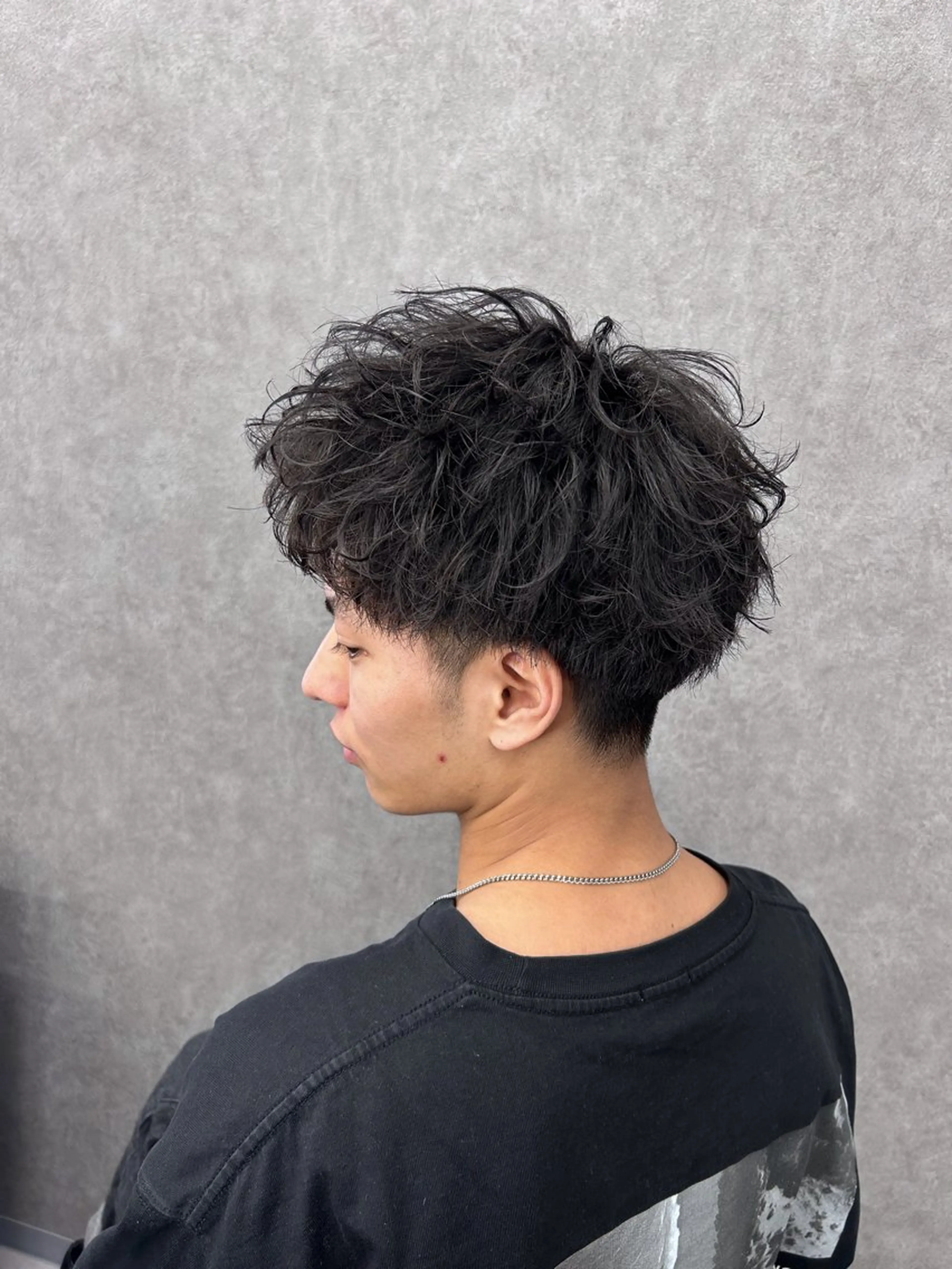 ショート カラー パーマ メンズ カット ヘアカラー トリートメント STANCE MEN'S公式のヘアスタイル