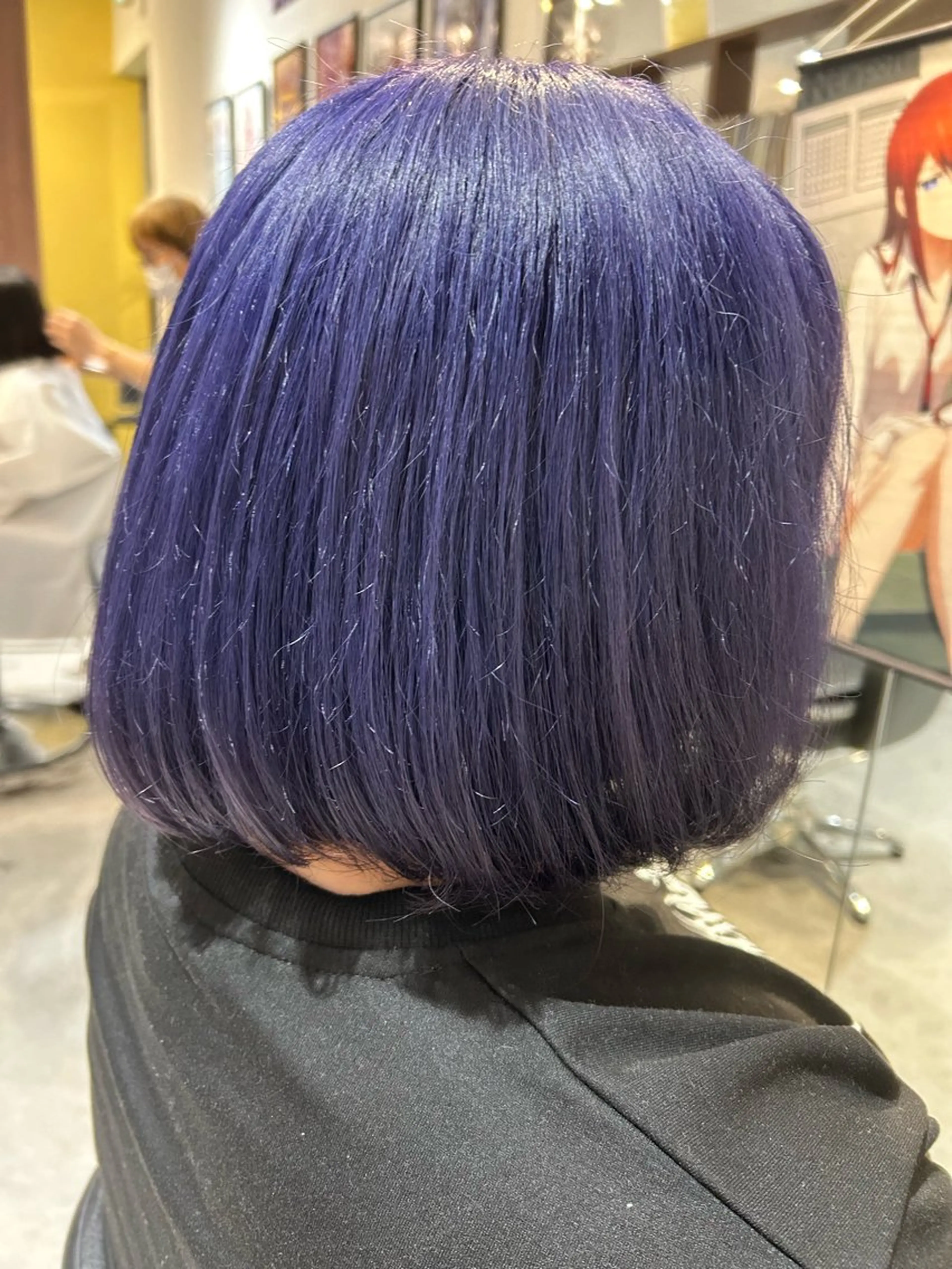 ミディアム カラー ラベンダーカラー 秋葉原オタク向け美容室OFF-KAi!!所属・仲野 空悟のヘアスタイル
