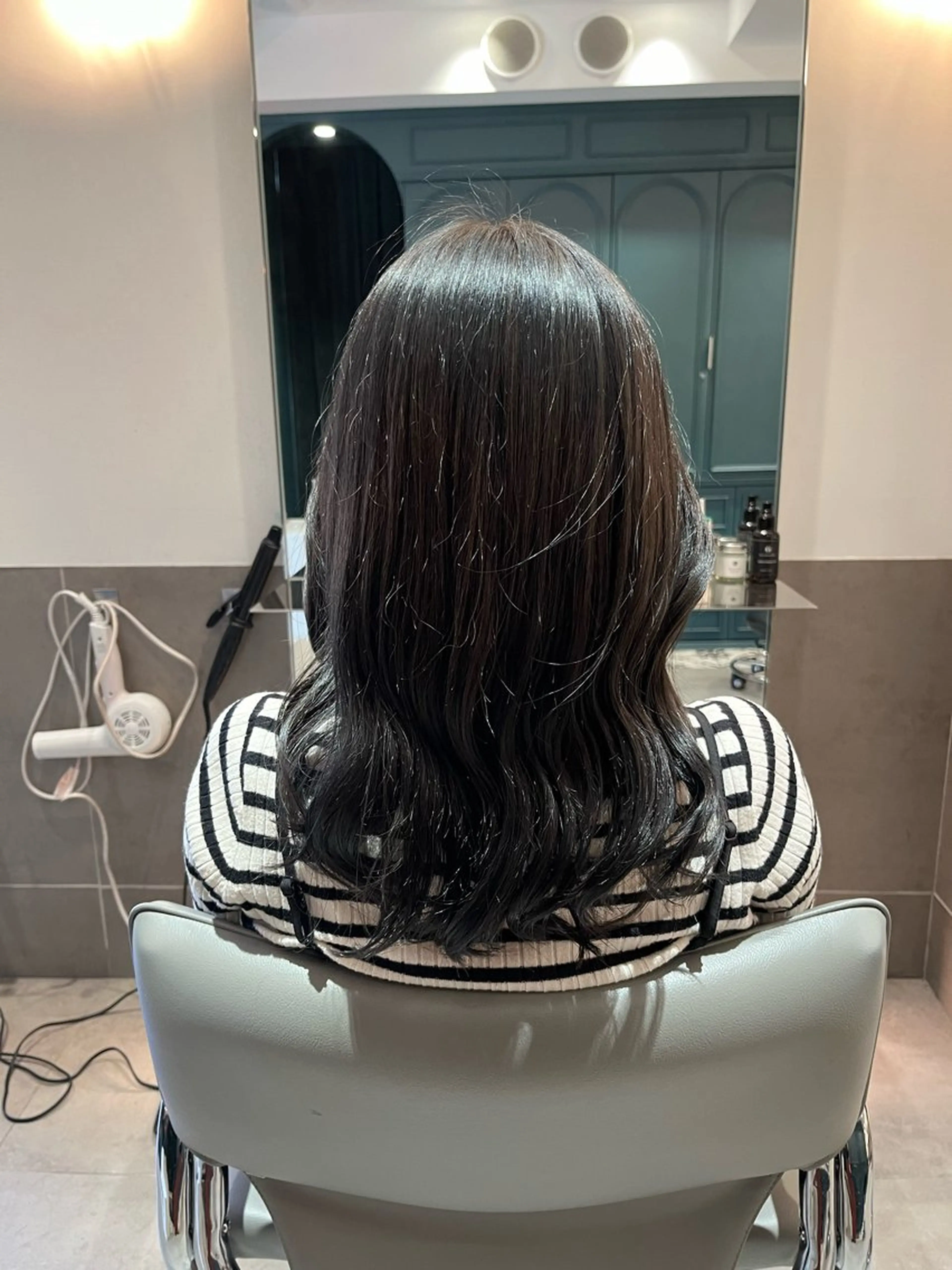 セミロング カラー ヘアカラー 🍊暖色カラー🍊 sakuraのヘアスタイル