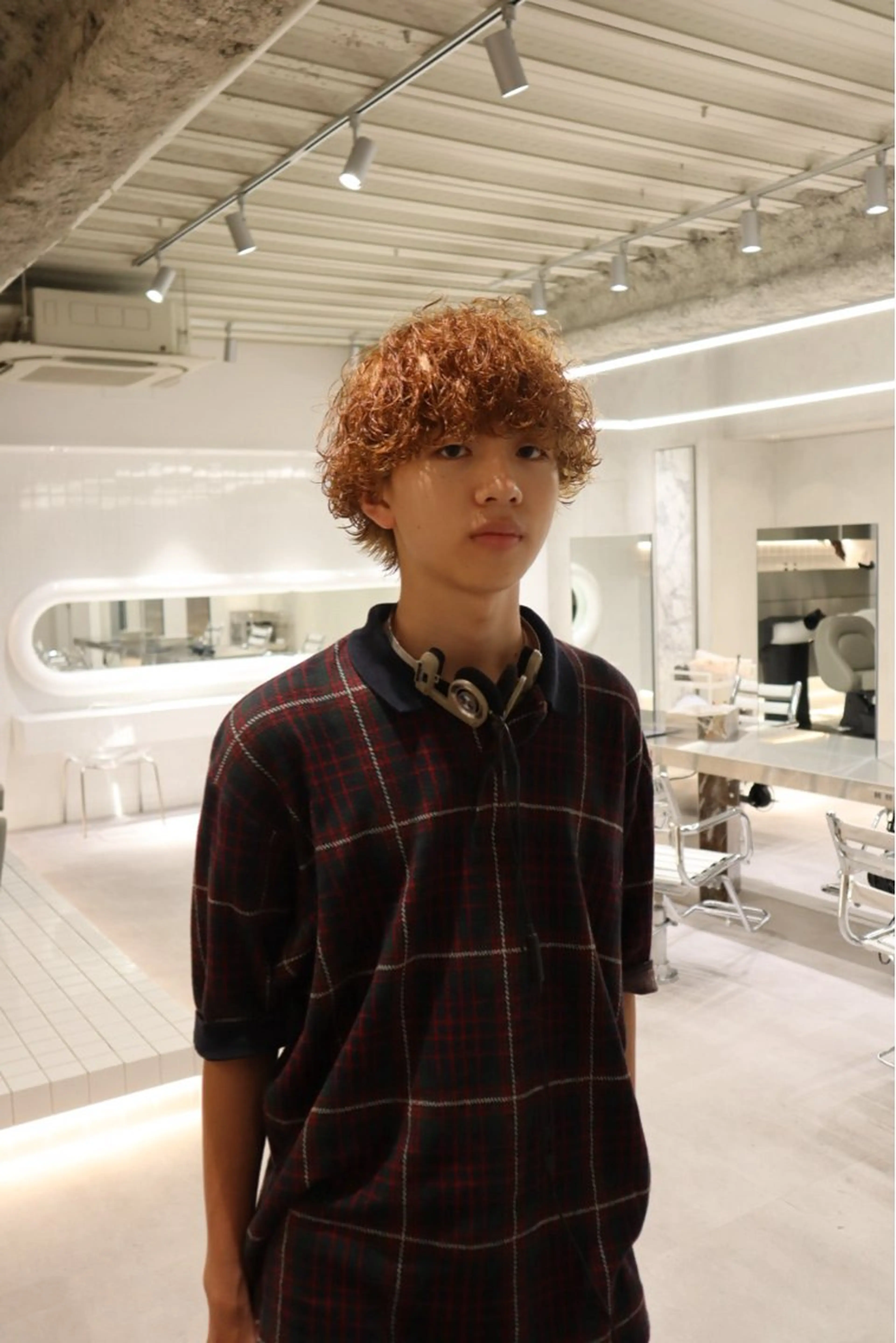 ショート カラー パーマ メンズ メンズ特化   西野 晴紀のヘアスタイル