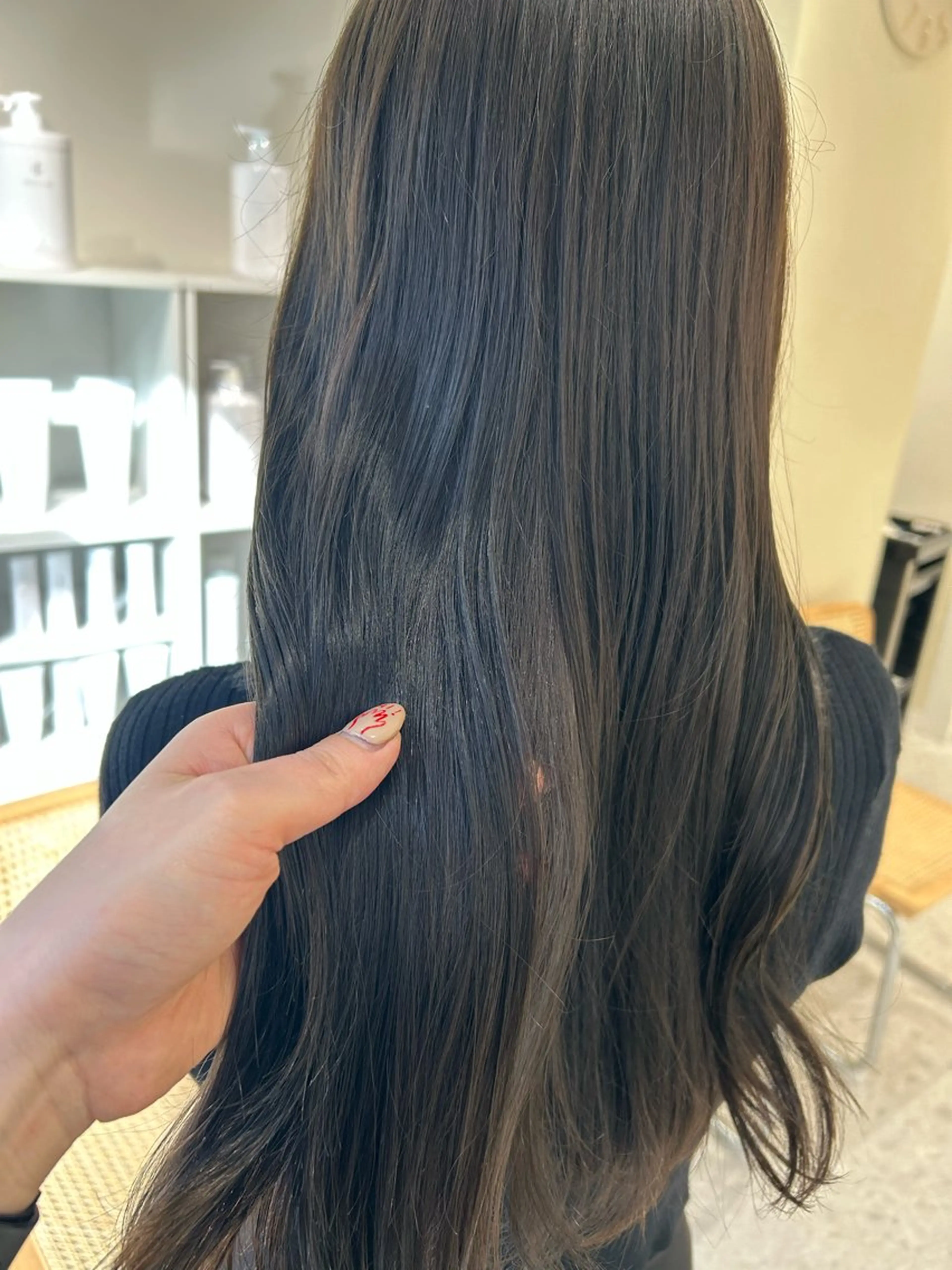 ロング カラー ロング トリートメント 🩰ニシムラヒカリ 半個室salon♡*のヘアスタイル