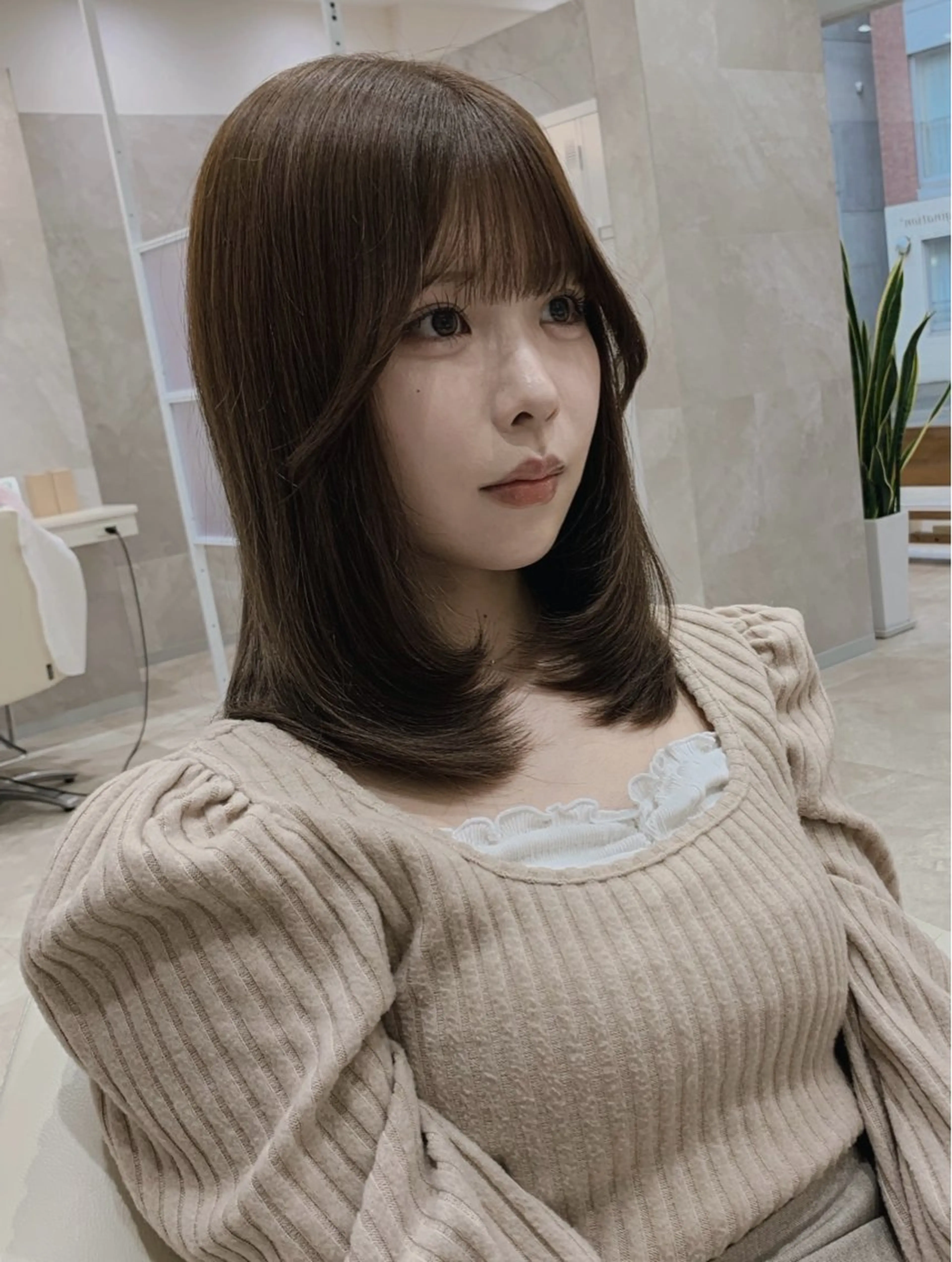 韓国トレンドレイヤーカット＋クイックTRの写真