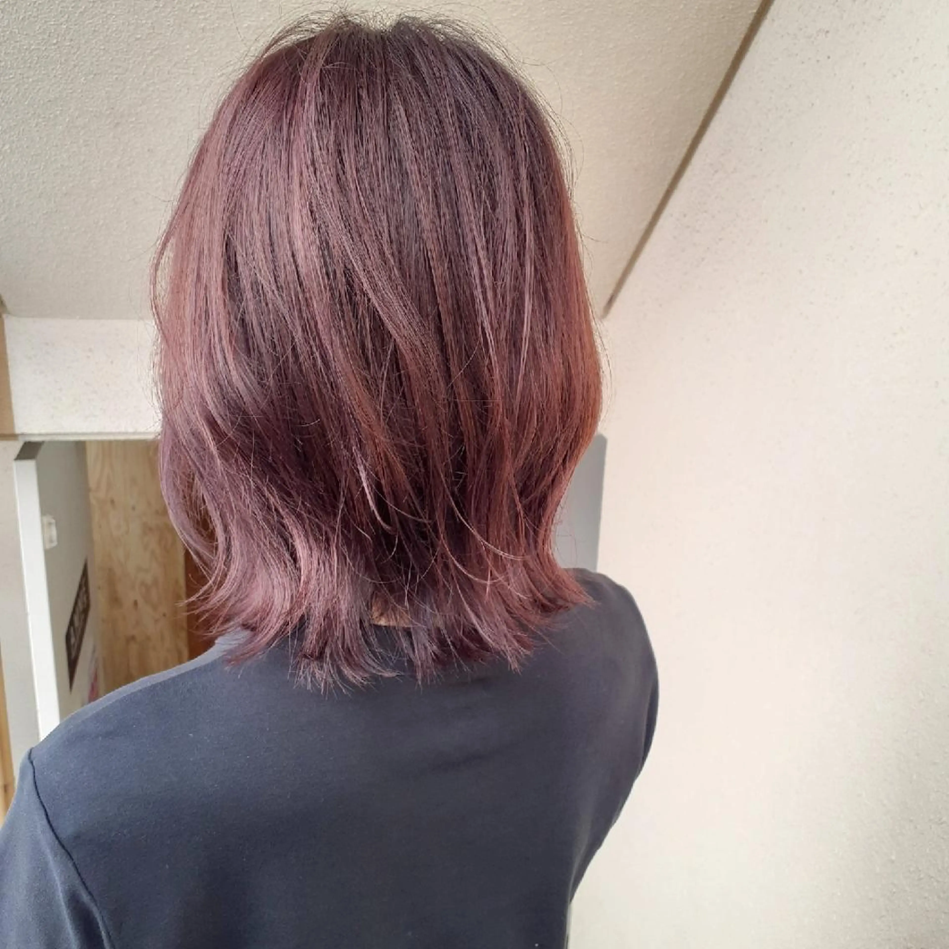 ショート カラー ピンクカラー バイオレットカラー カット ヘッドスパ 🔳髪質改善🔳 岡本陽のヘアスタイル