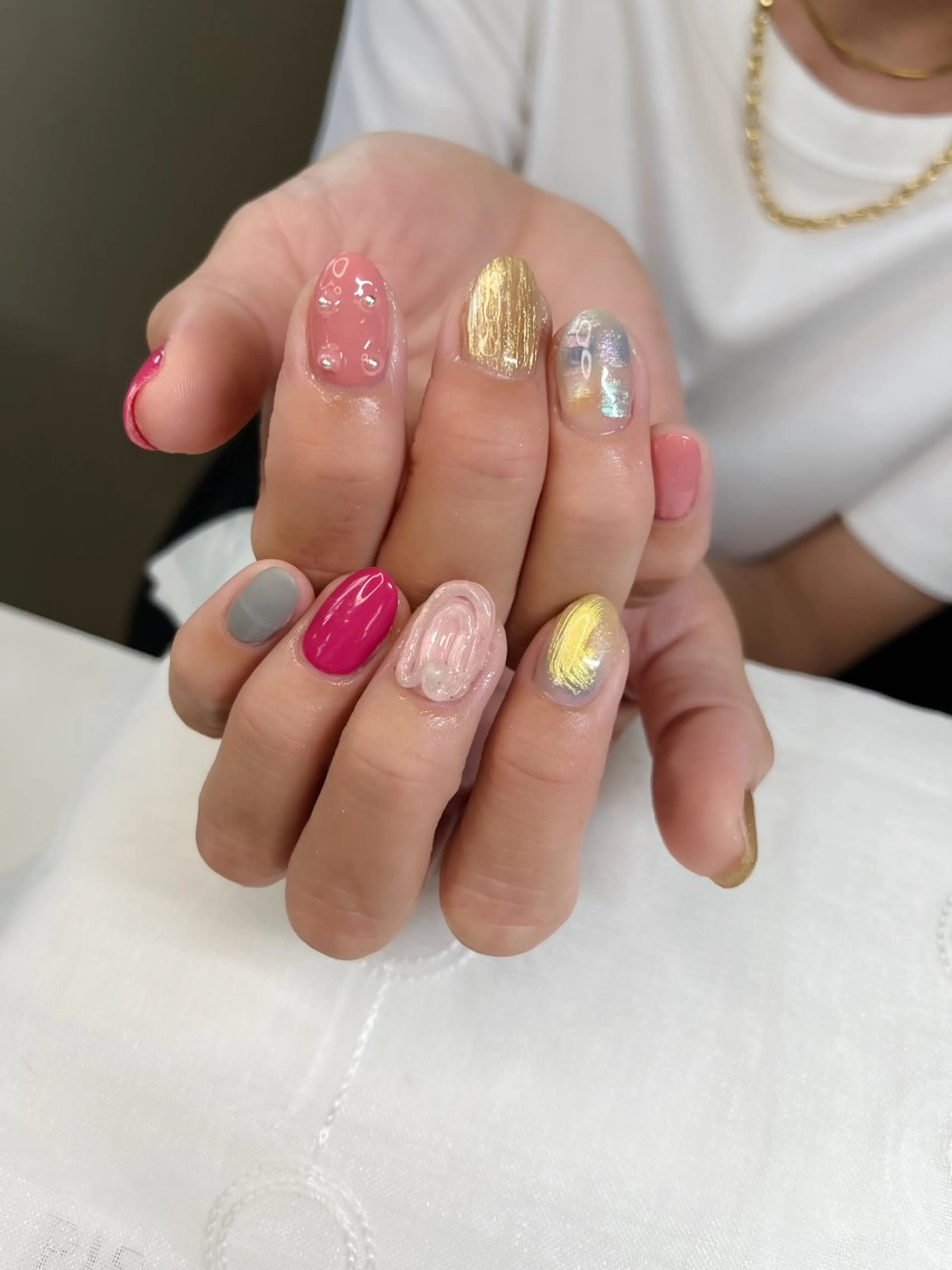 ネイル ハンドネイル Trang nail自宅サロンのネイルデザイン