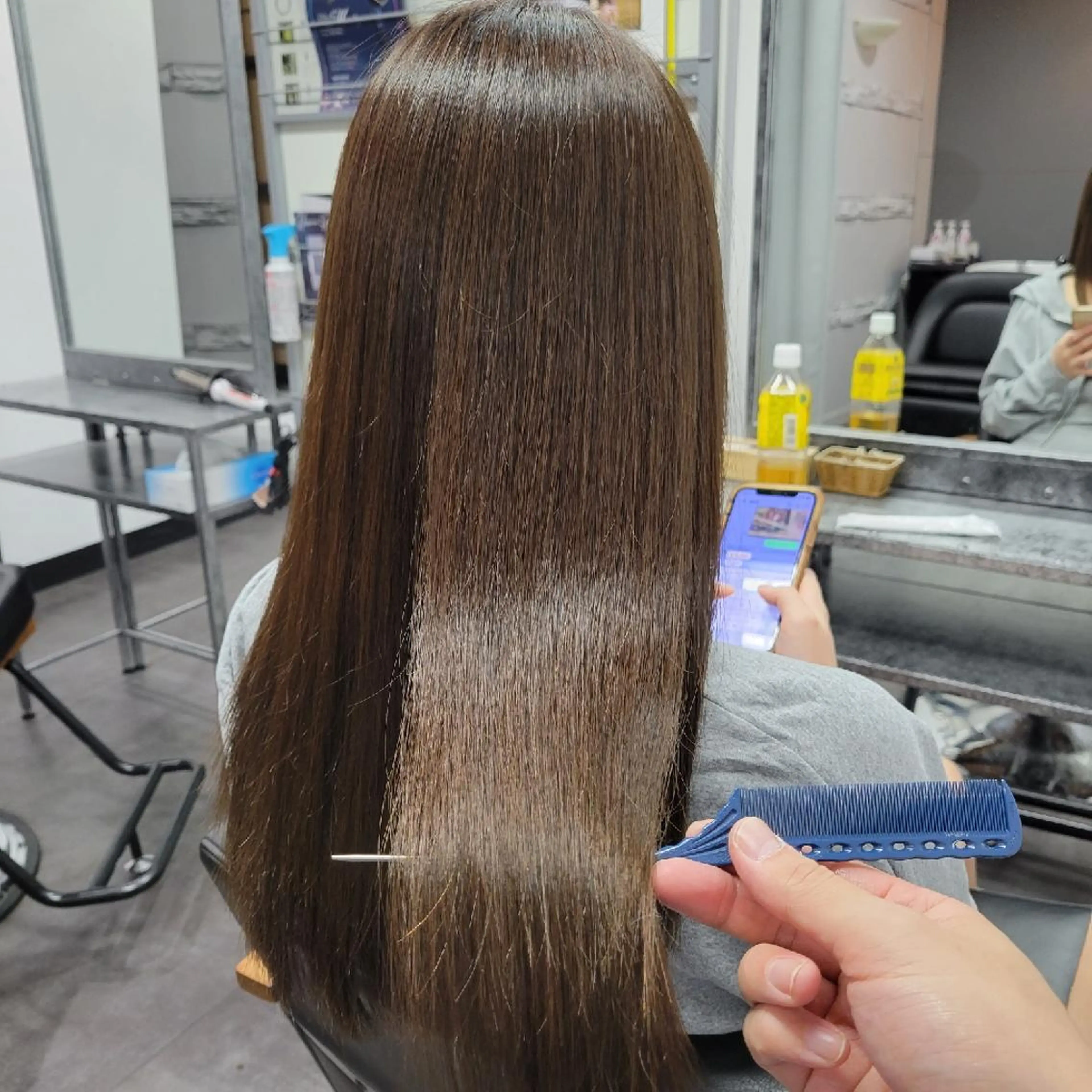 ロング ヘアカラー トリートメント U&i所属・平田 広大のヘアスタイル