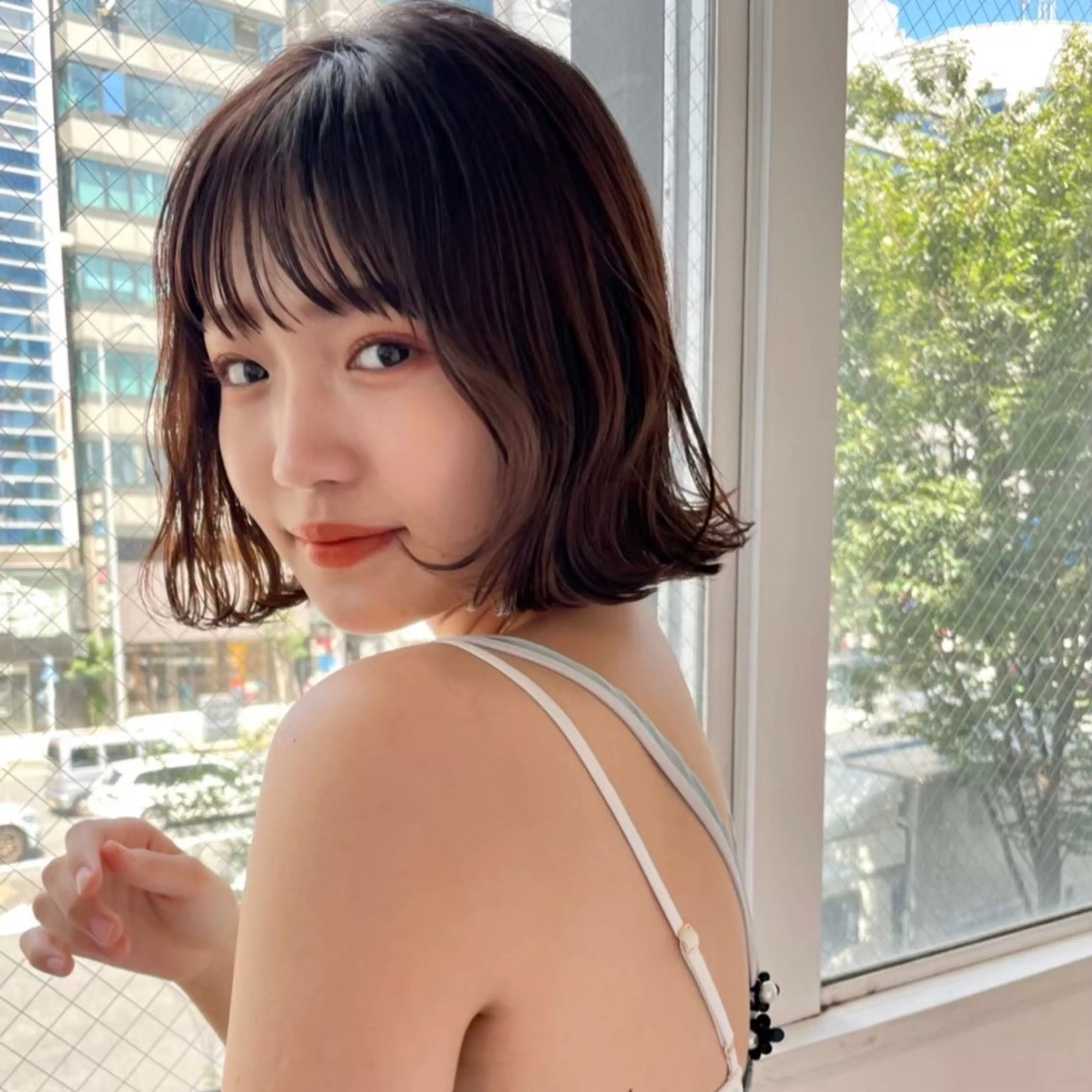 ショート カラー メンズ特化/上野 暖色カラー ダイチのヘアスタイル