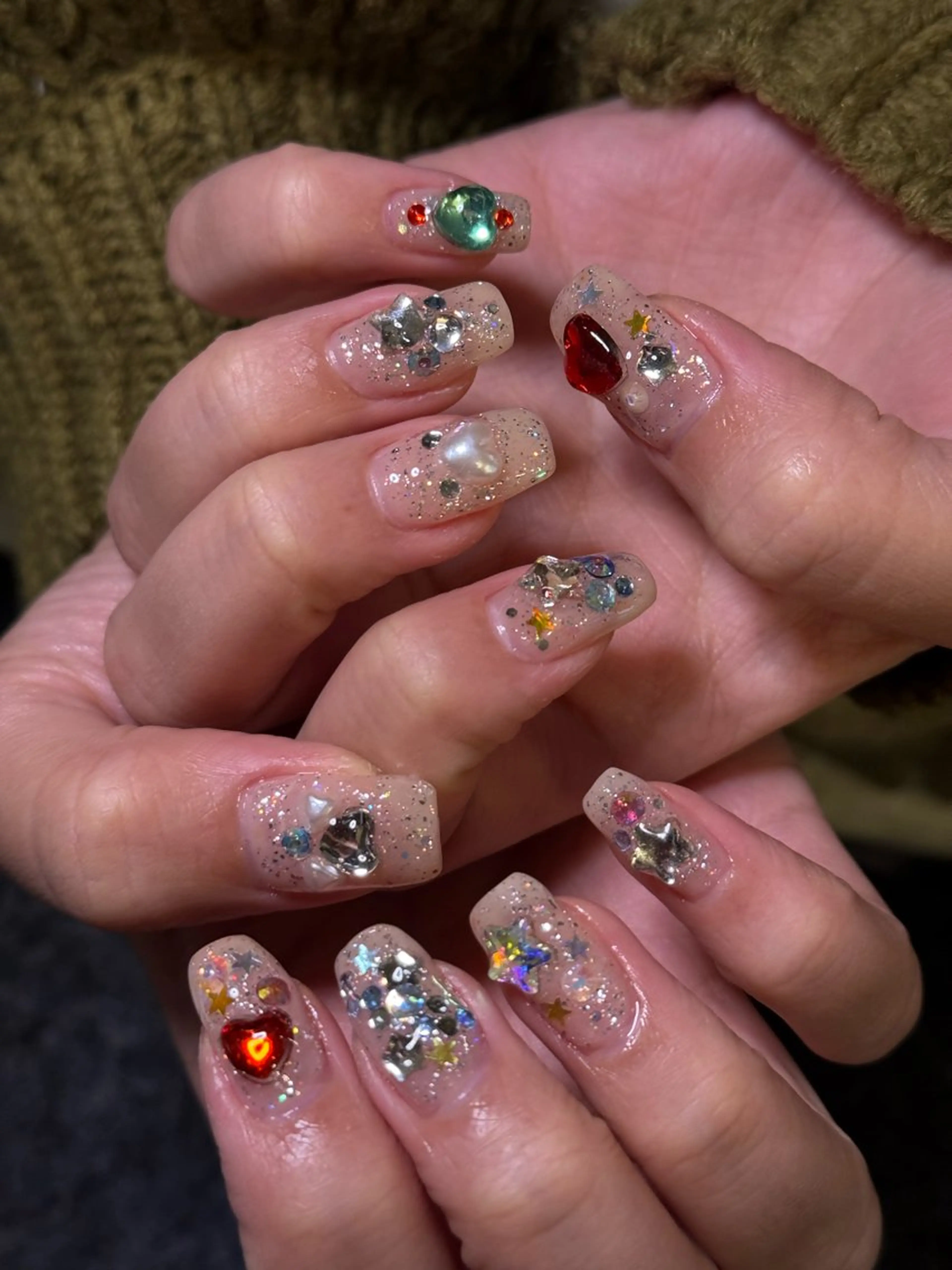 ネイル ハンドネイル nail salon supe_所属・supe_ 八幡🐺*❅·̩͙のネイルデザイン