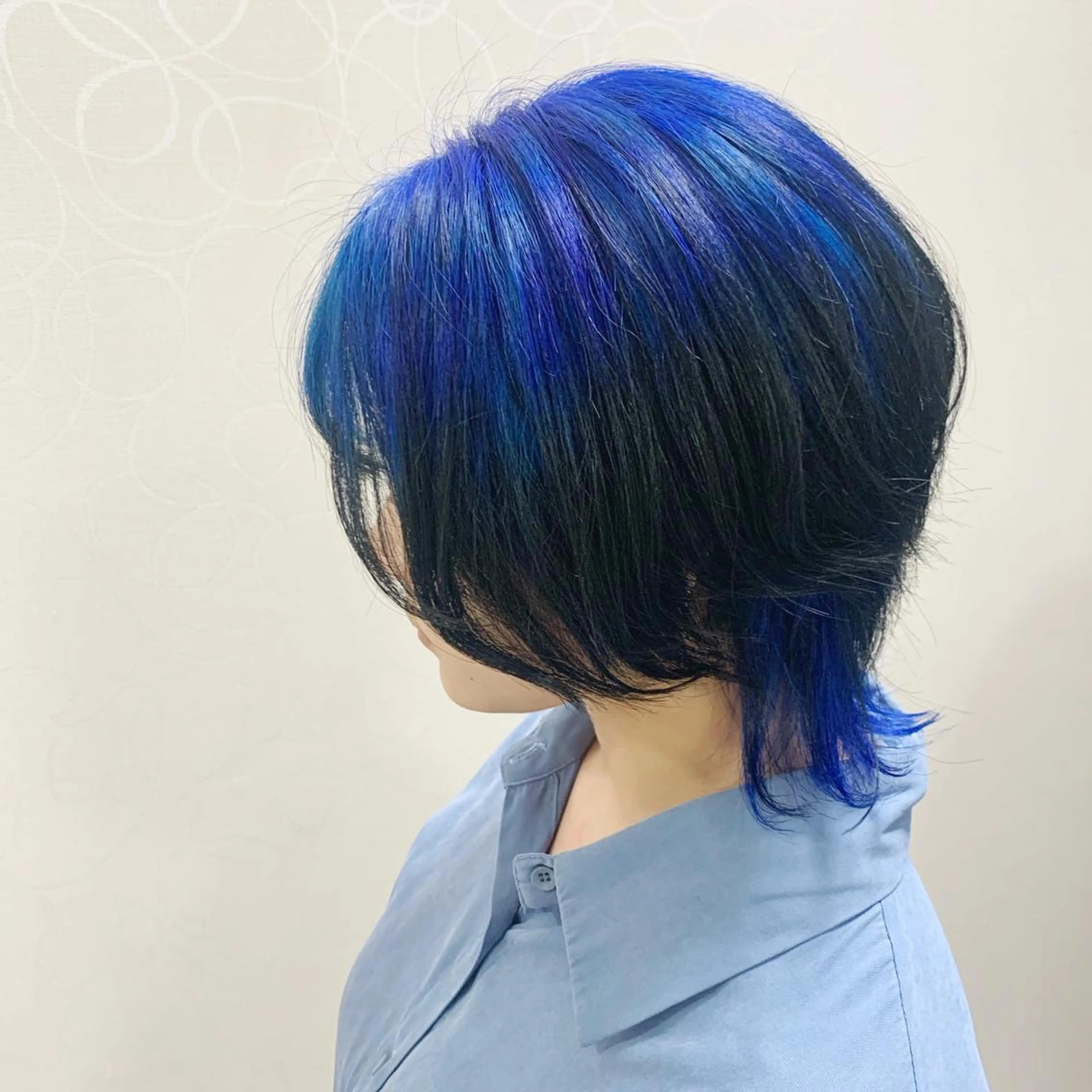 ショート カラー バレイヤージュ デザインカラー ダブルカラー レイヤーカット マルナ本店 ペコのヘアスタイル