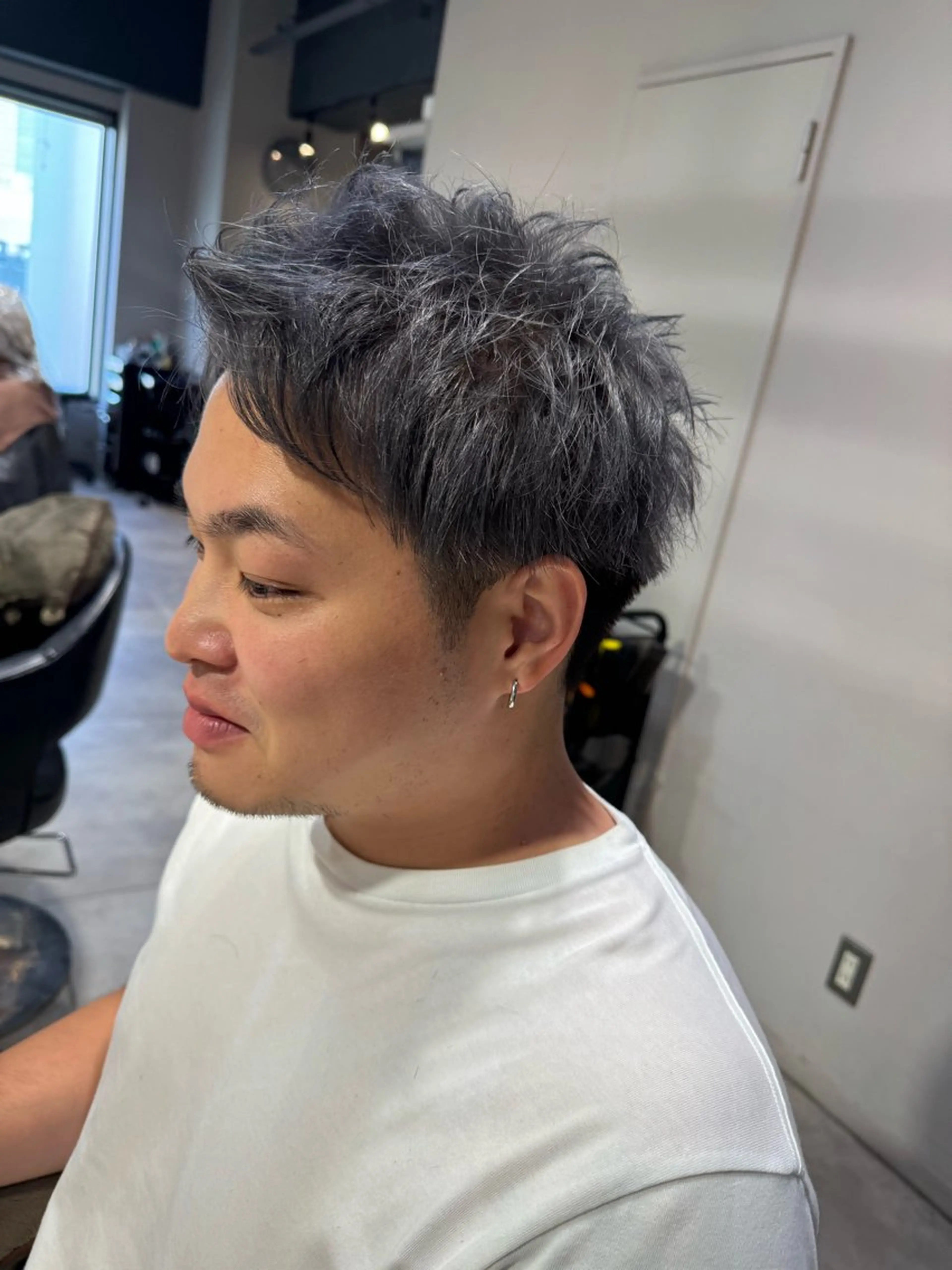 ショート カラー メンズ メンズハイトーン ハイトーンカラー ヘアカラー トリートメント Dxxxx III所属・女性目線の大人 メンズ*Ayakaのヘアスタイル