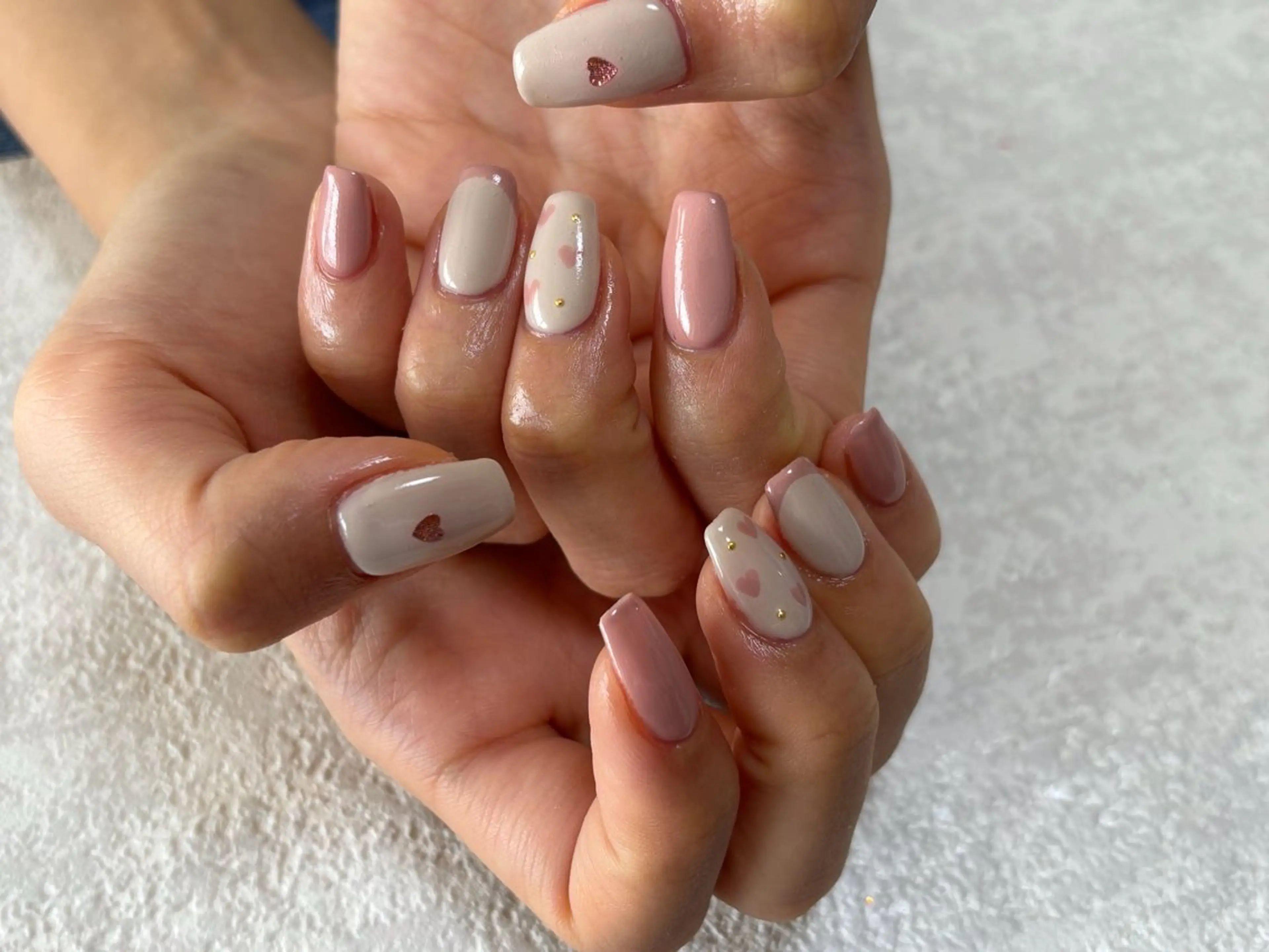 ネイル オーロラネイル フットネイル フレンチネイル ジェルネイル 韓国ネイル kiki nail 二子玉川のネイルデザイン