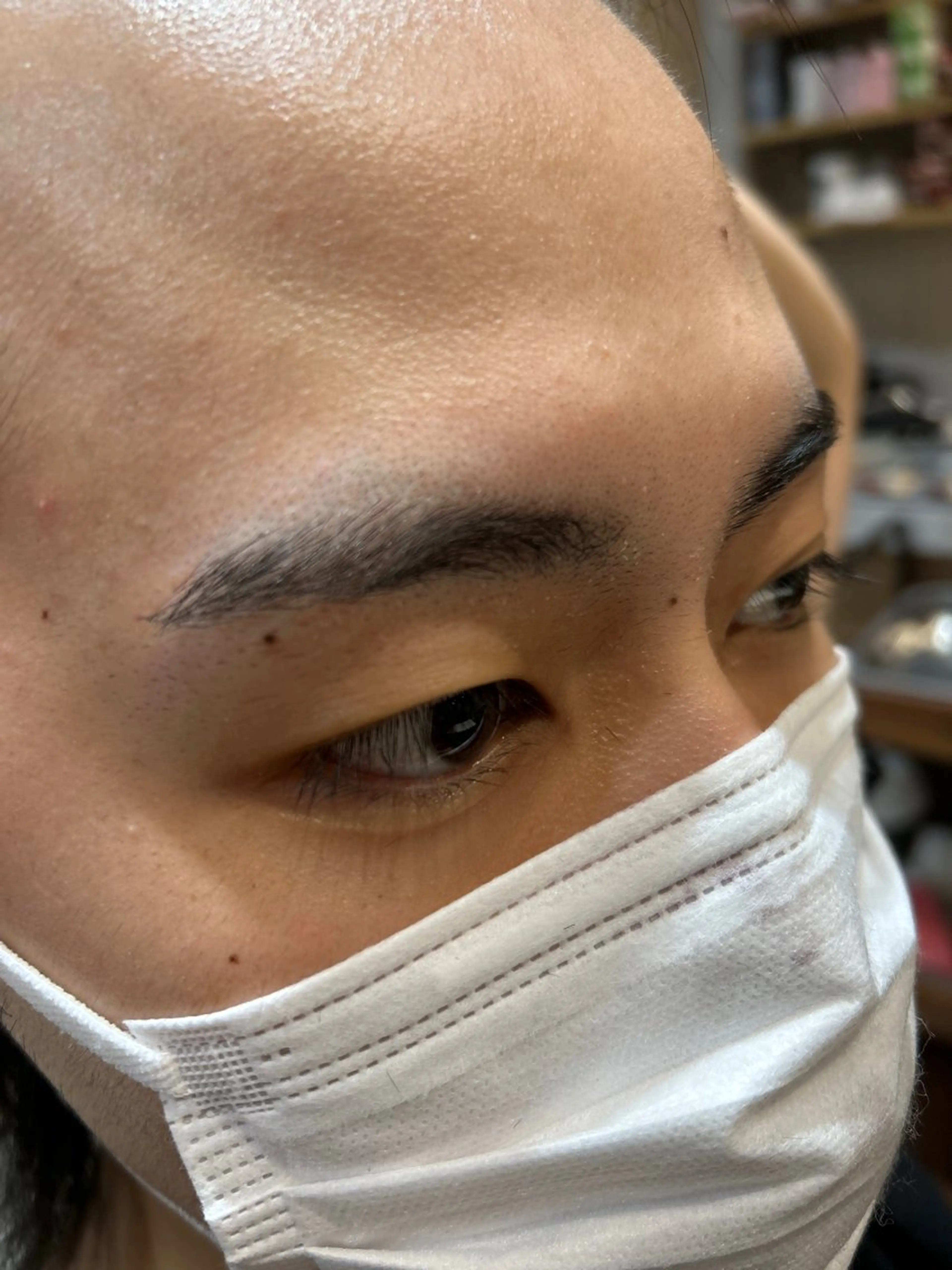 『男性限定』眉カットモデルの写真