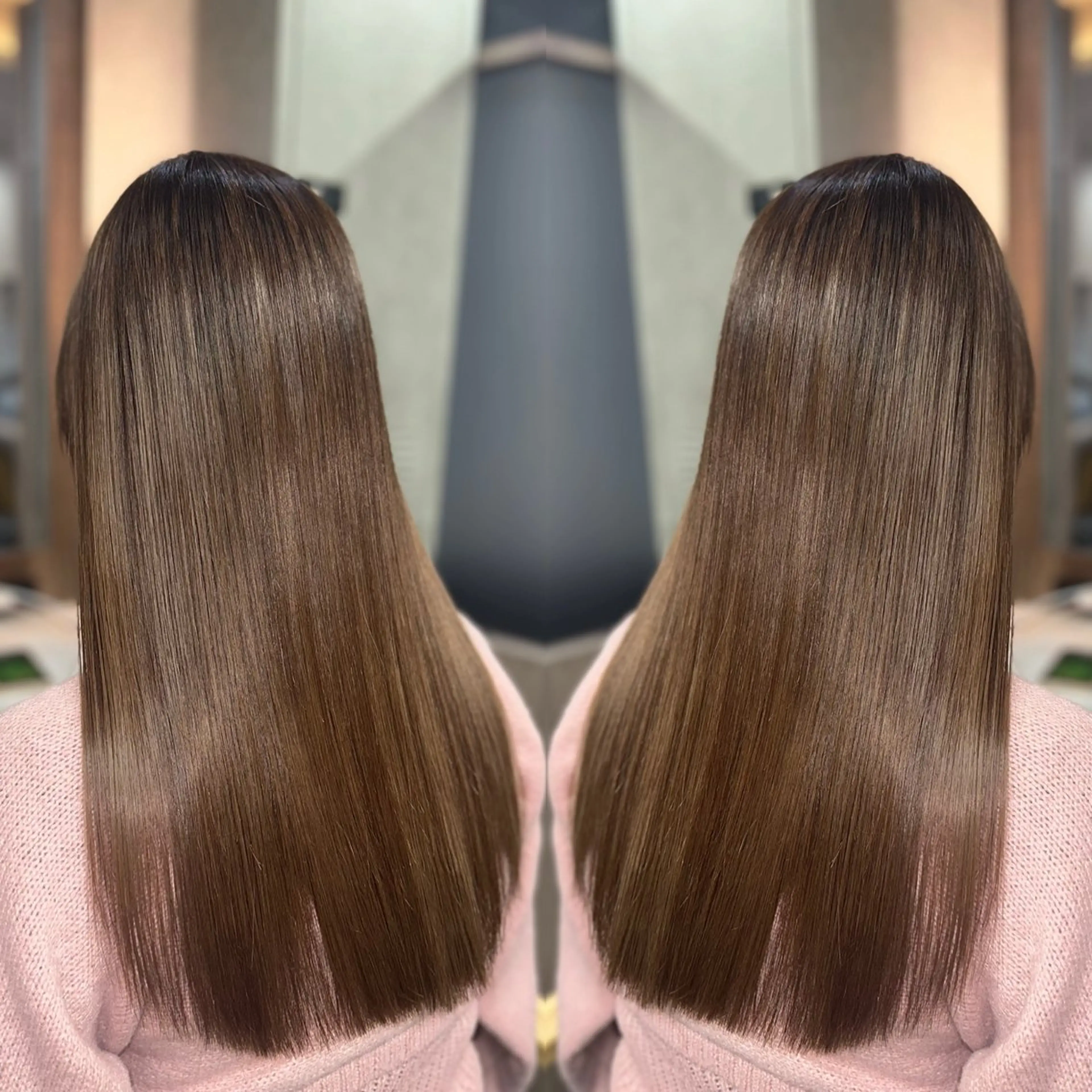 ロング カラー パーマ 縮毛矯正 【髪質改善特化】 tamのヘアスタイル
