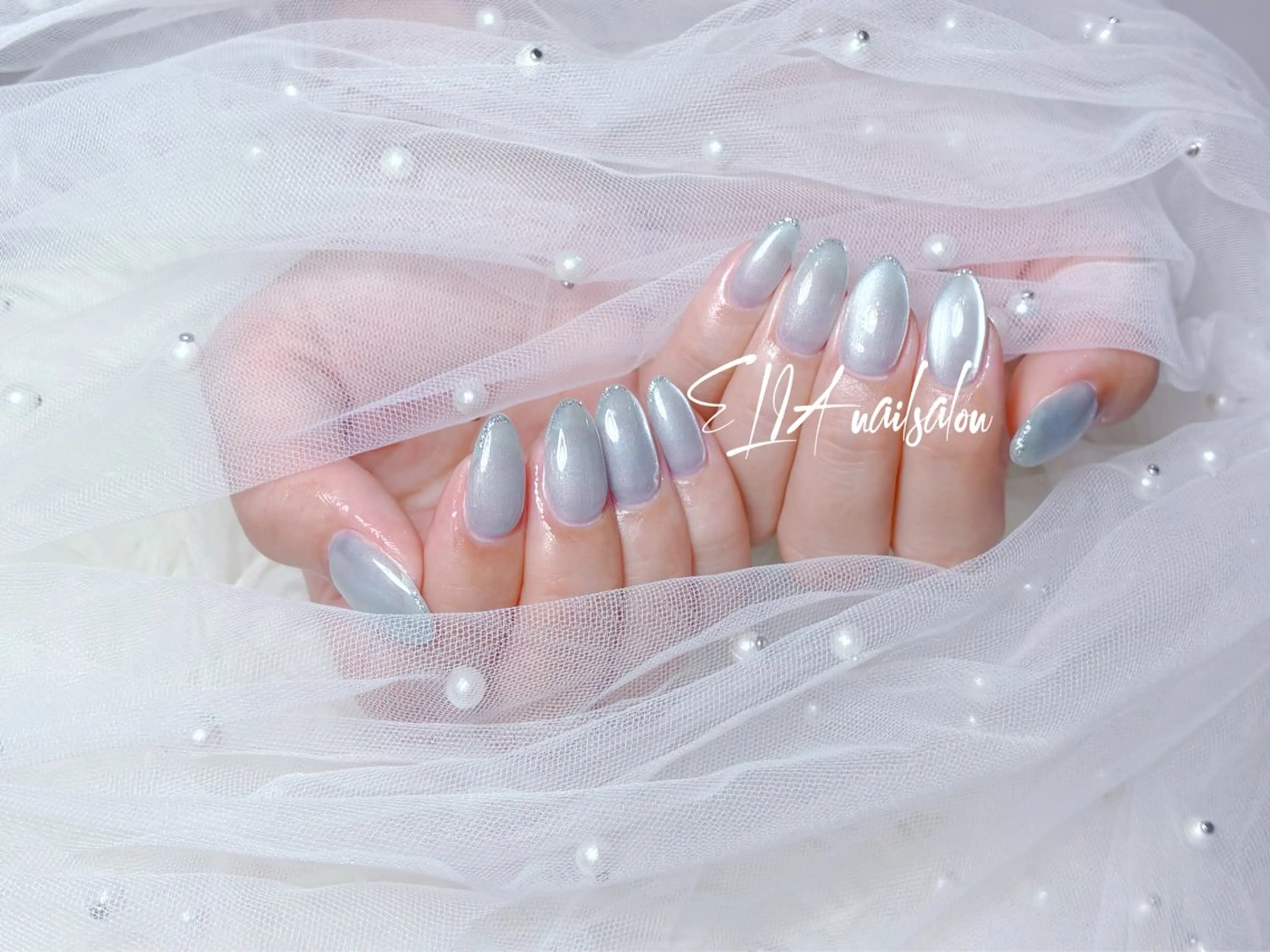 ミディアム ハンドネイル ハンドケア ELIA【エリア】 nailsalonのネイルデザイン