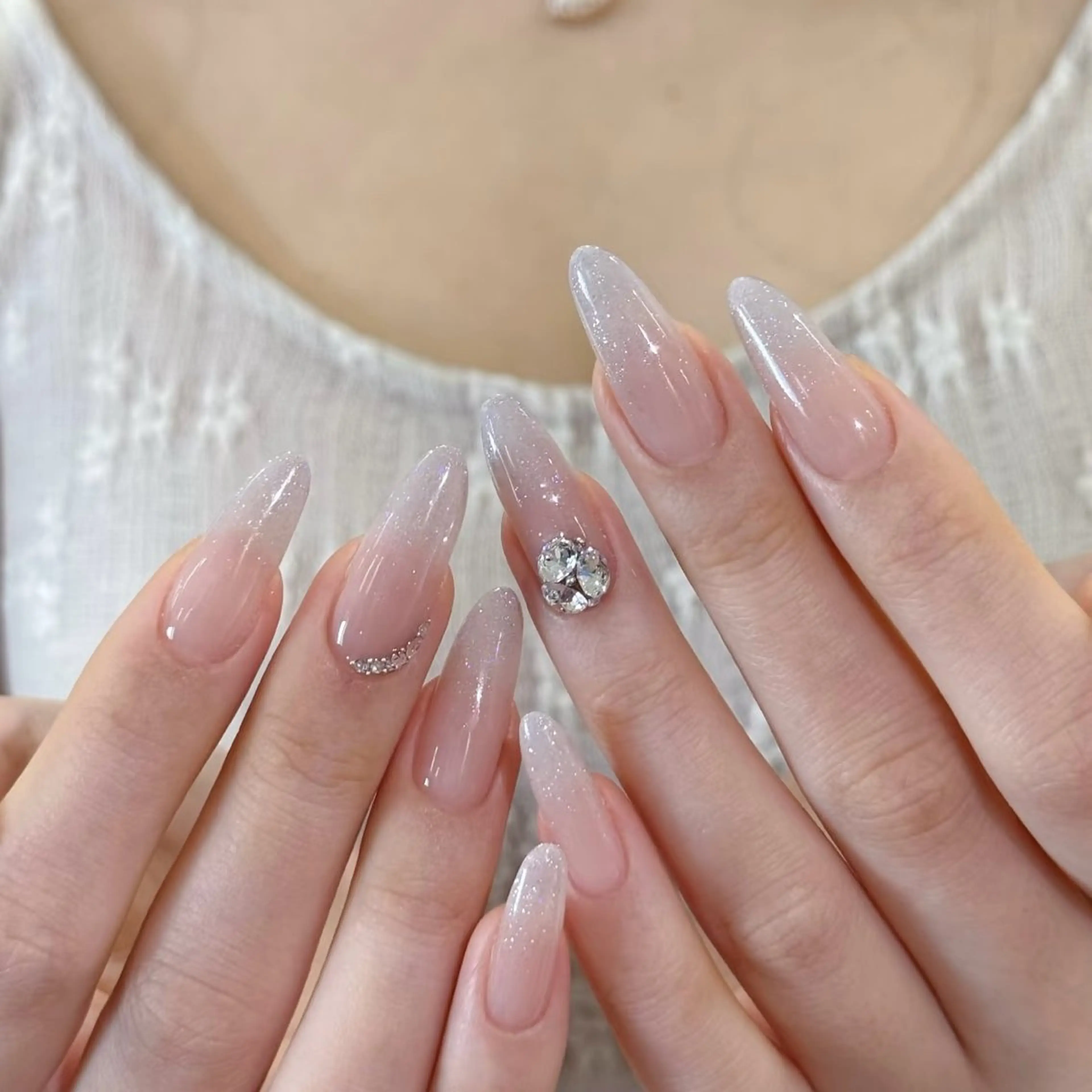 ネイル アートネイル ジェルネイル 韓国ネイル 持ち込み スカルプネイル ハンドネイル はなネイル所属・R_nail xixiのネイルデザイン