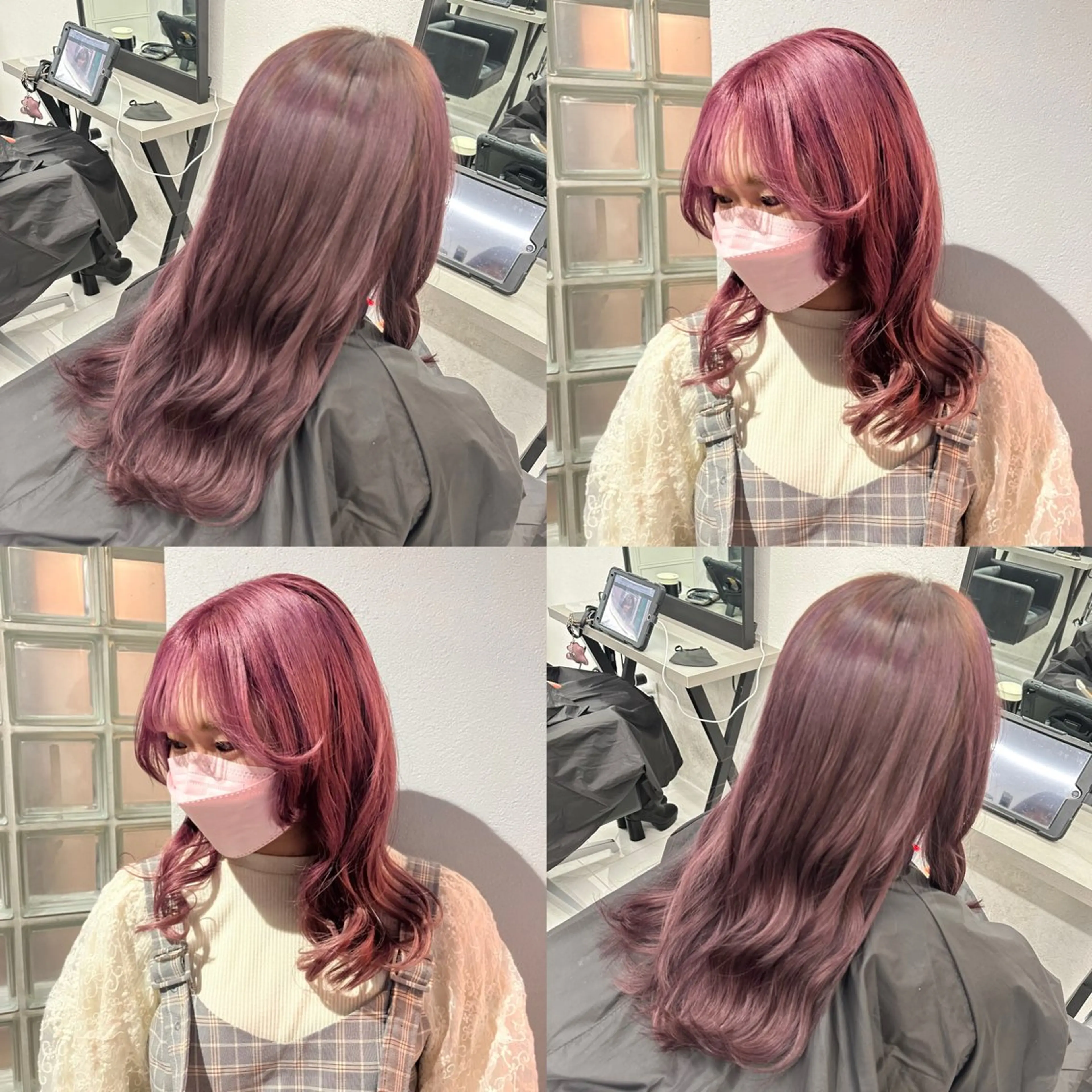 カラー ヘアカラー トリートメント ヘアセット 🍊暖色/ボブヘア chihiro🌼ོのヘアスタイル