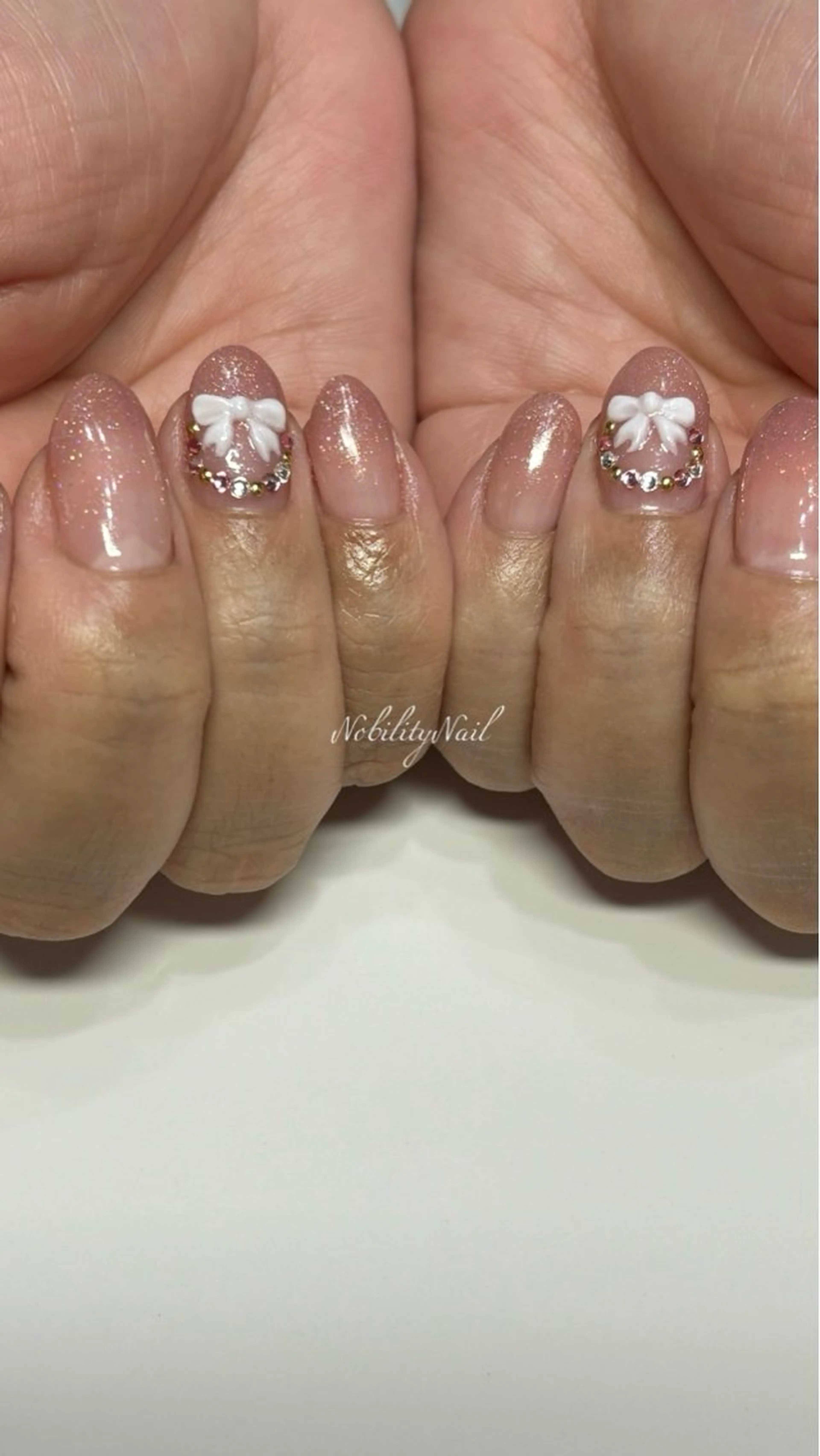 ネイル アートネイル ジェルネイル グラデーション ネイルサロンNobilityNail所属・風口 麻由子のネイルデザイン