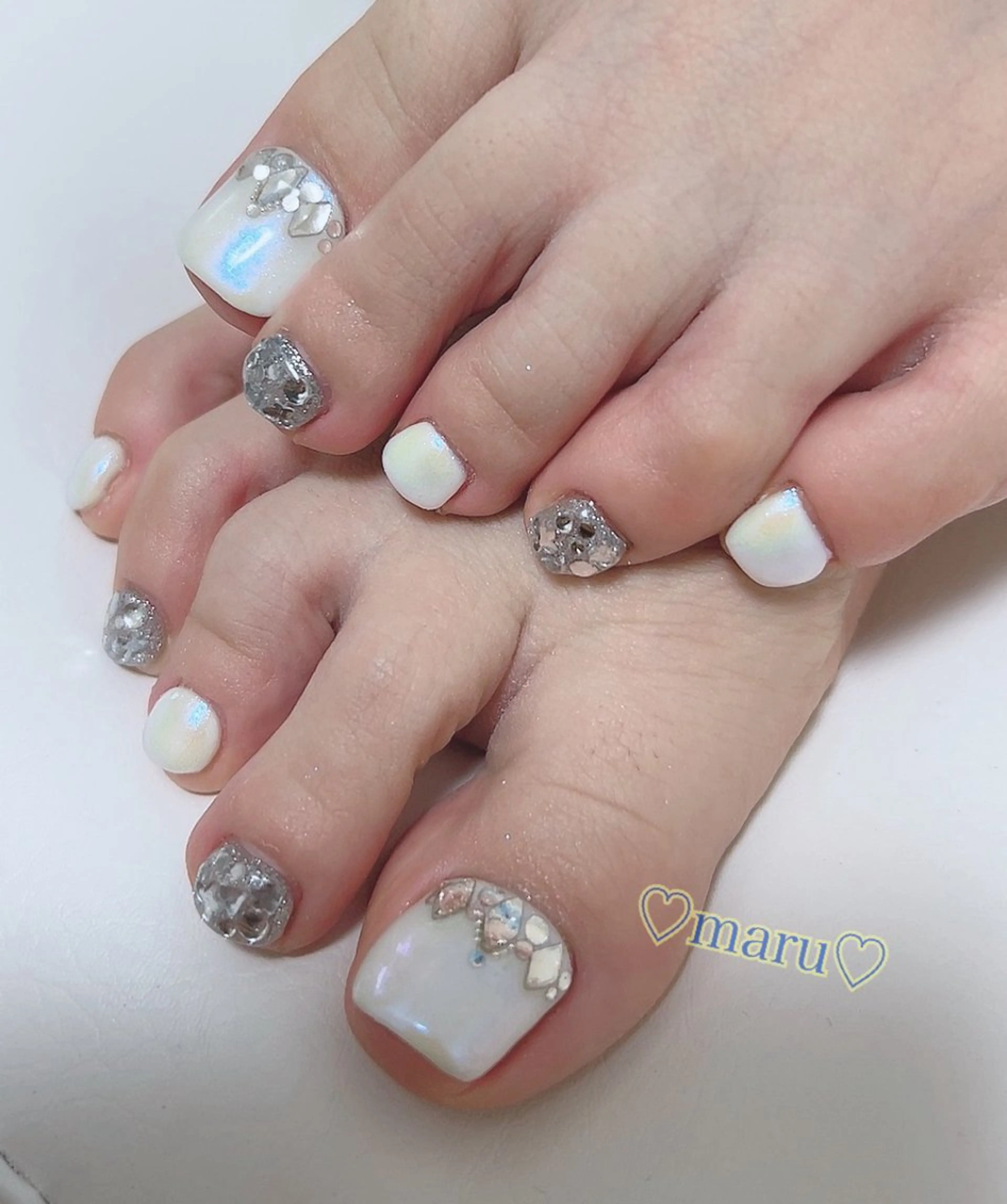 ネイル ハンドネイル フットネイル まるみ ♡のネイルデザイン