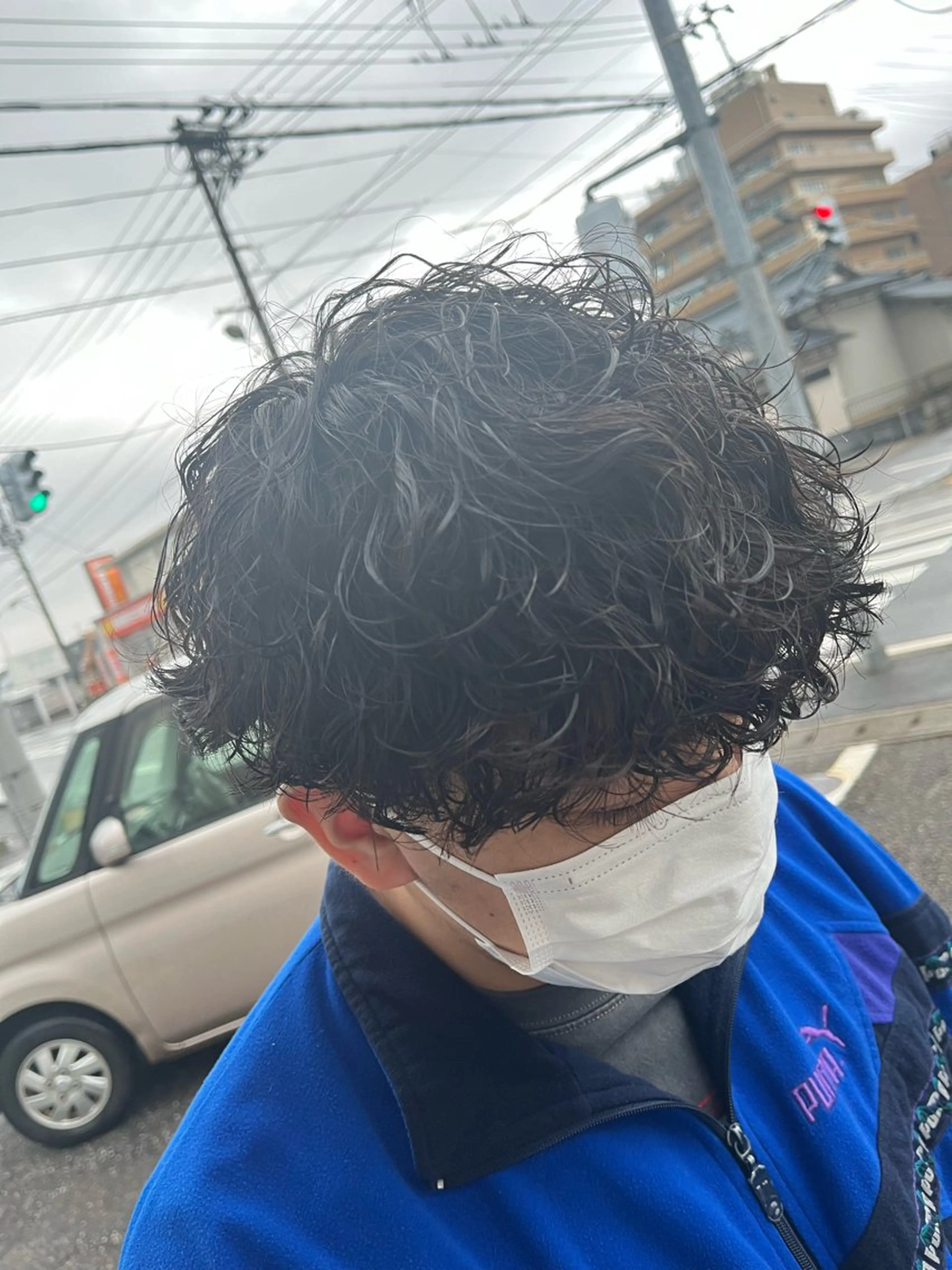 ミディアム パーマ メンズ 波巻きパーマ Elche所属・パーマ率80%【齋藤 悠斗】のヘアスタイル