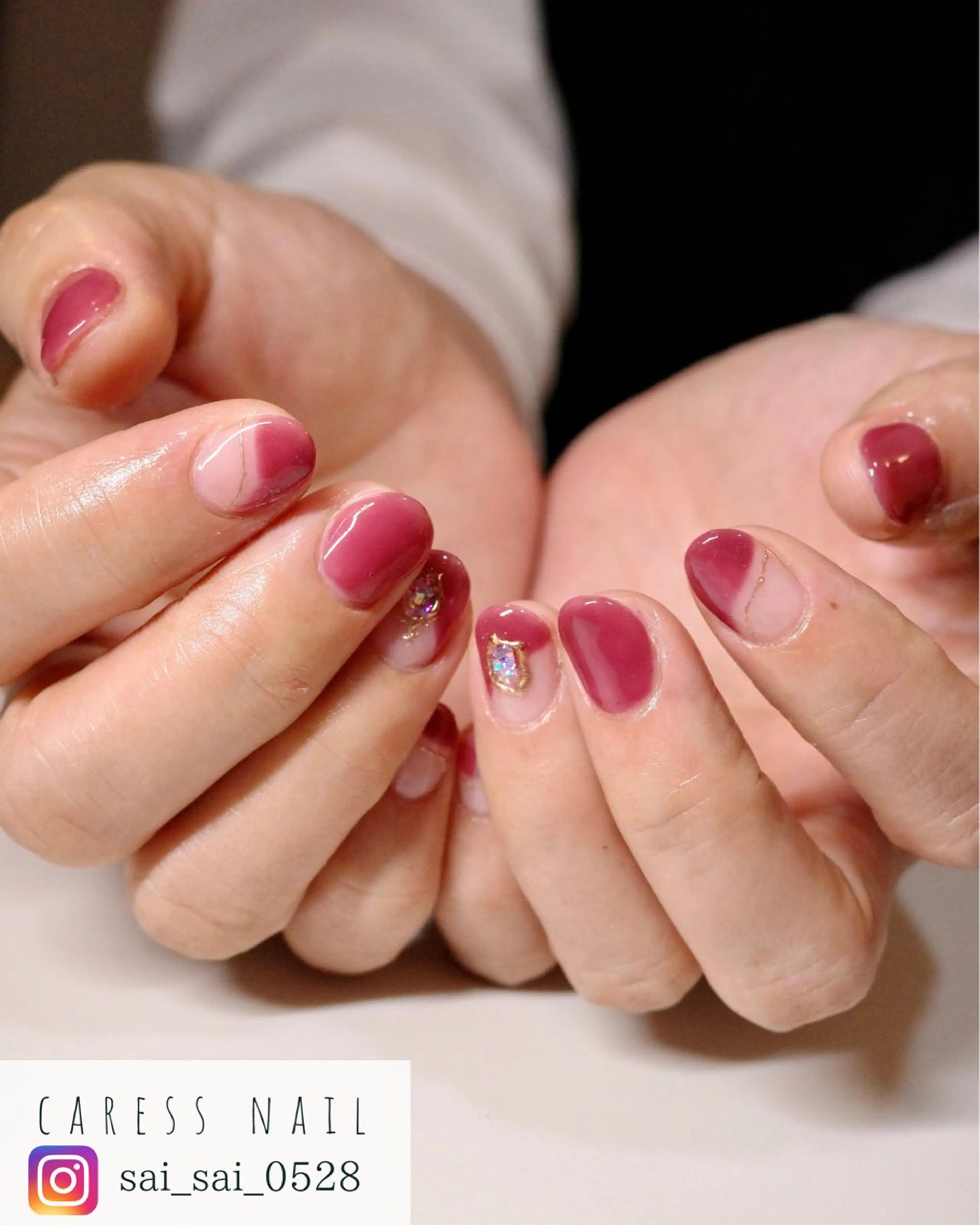 ネイル caress  nail カレスネイル　代々木上原所属・カレスネイル さいのネイルデザイン