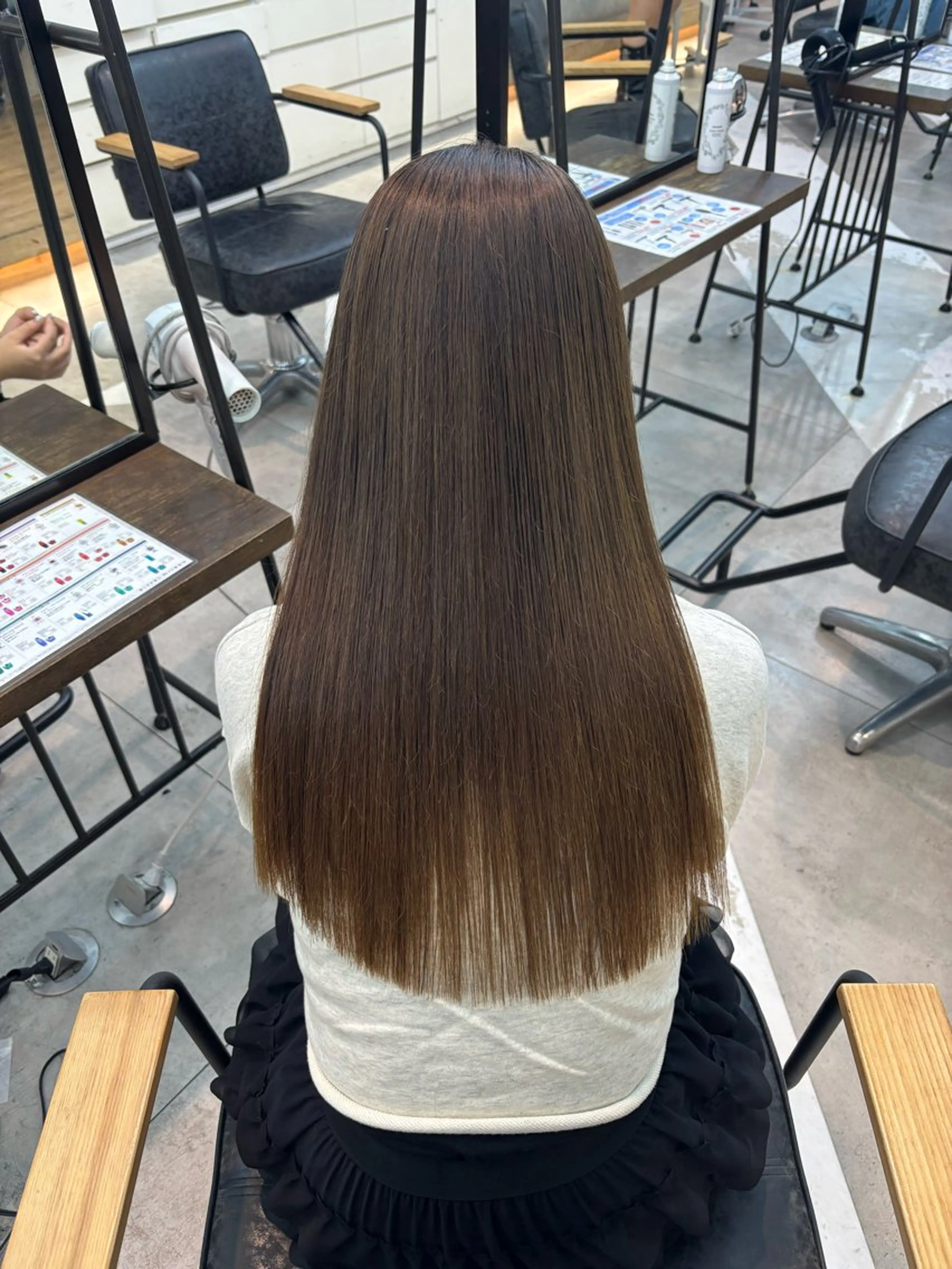 ロング トリートメント 暖色color 🎀Hiroka🎀のネイルデザイン