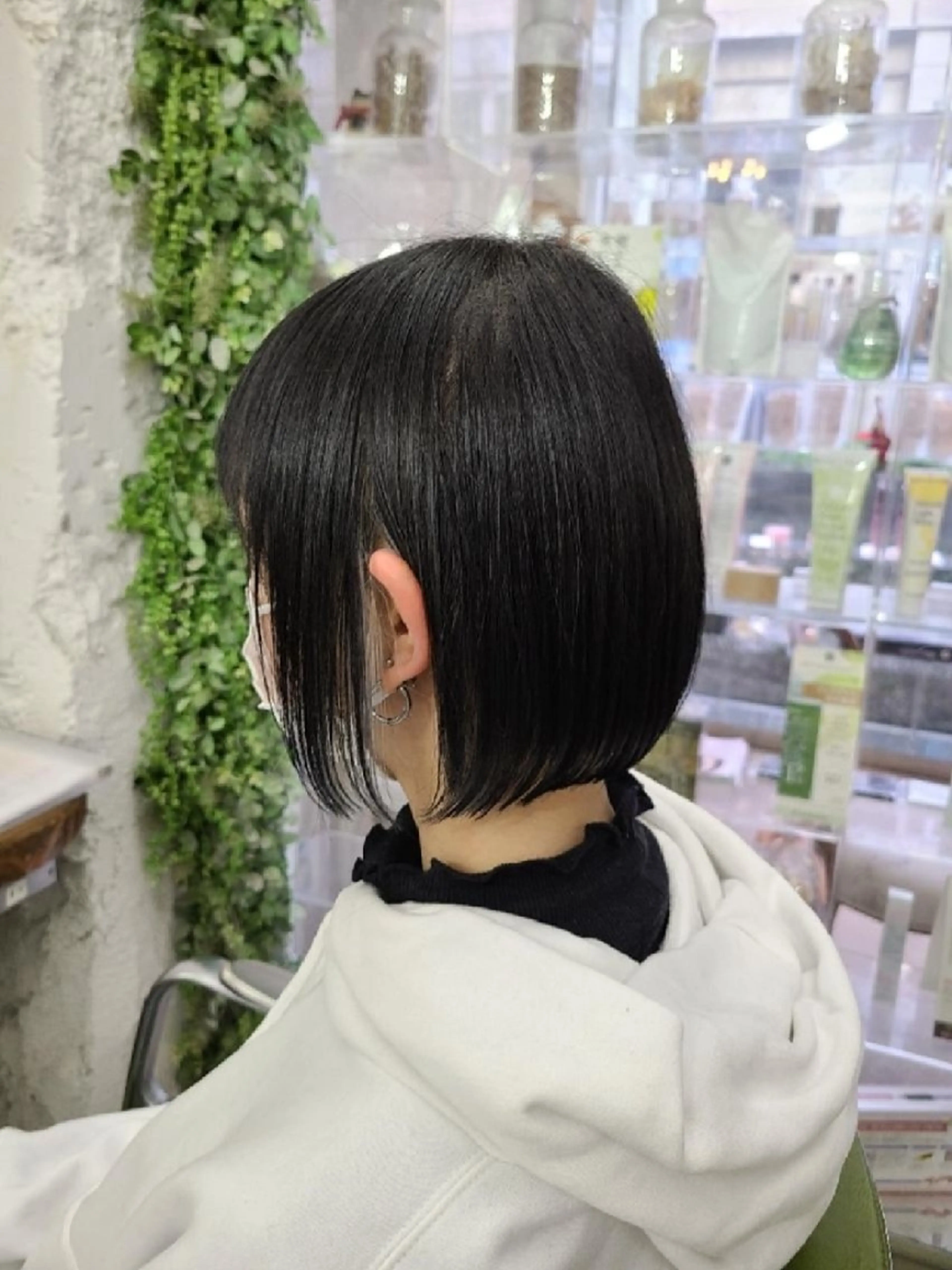 ショート ボブ 【縮毛矯正/髪質改善 カラー】yumiのヘアスタイル