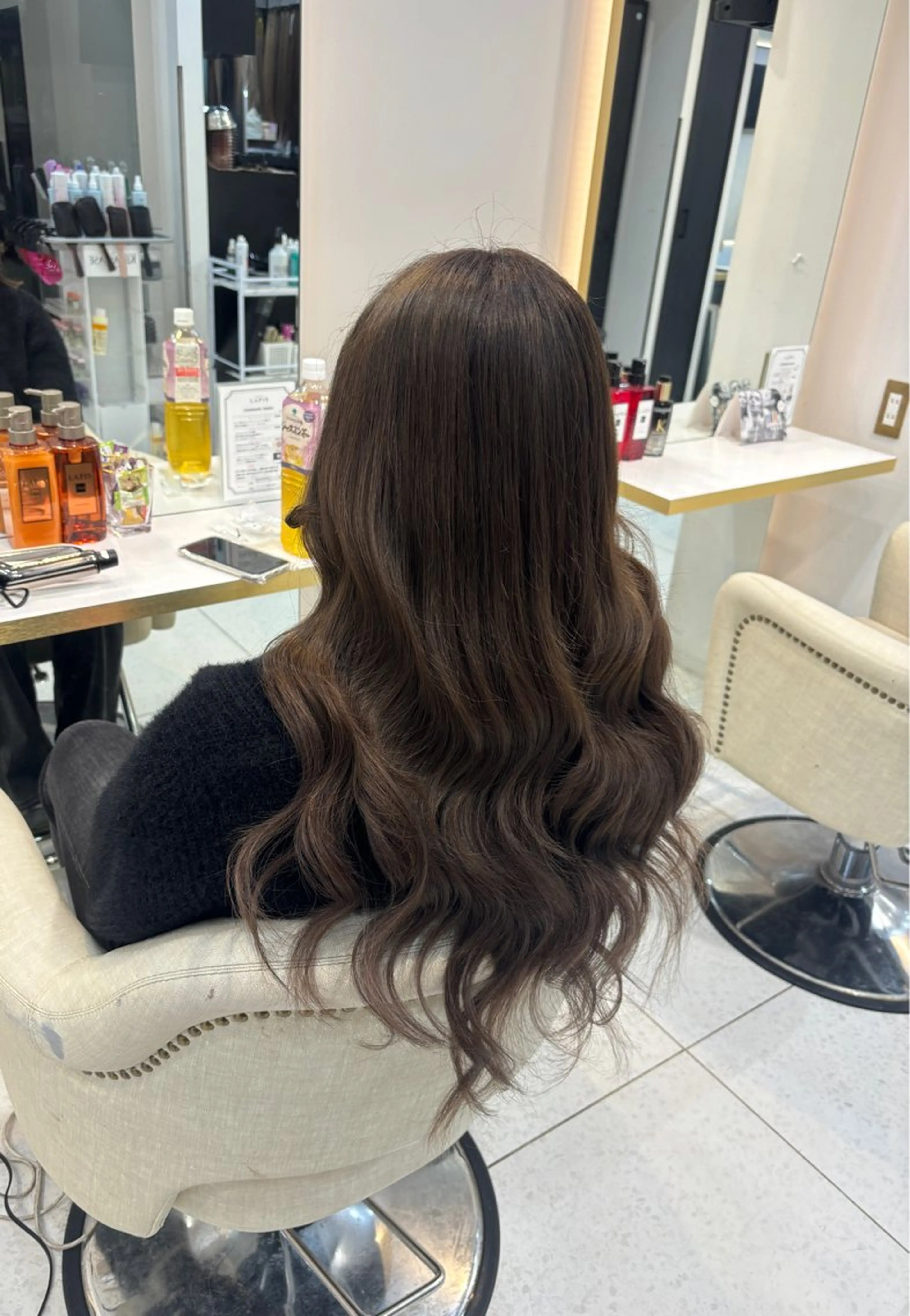 💜ྀིカラー➕トリートメントの写真