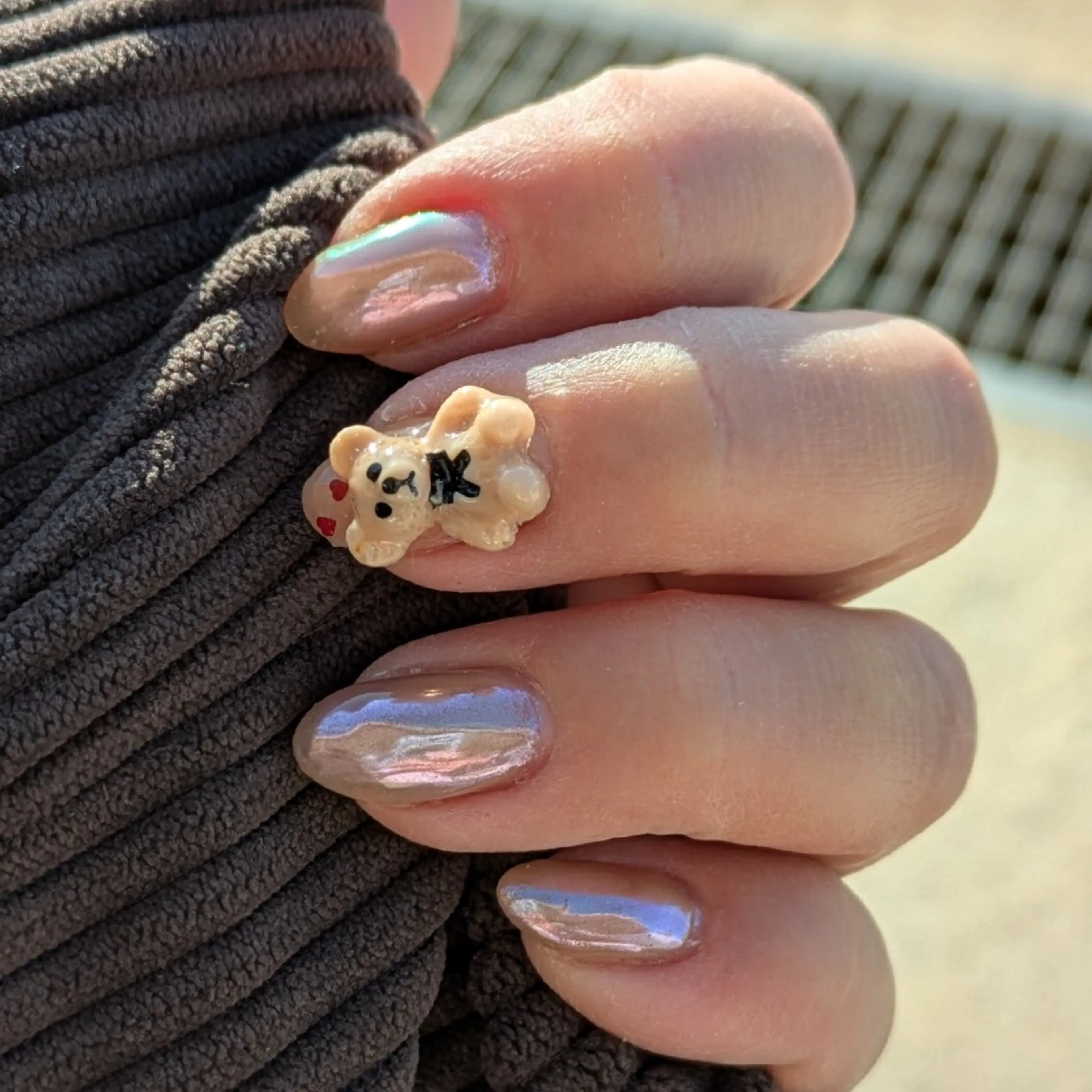 ネイル ミラーネイル ピンク ハンドネイル m&pPrivate nailsalonのネイルデザイン
