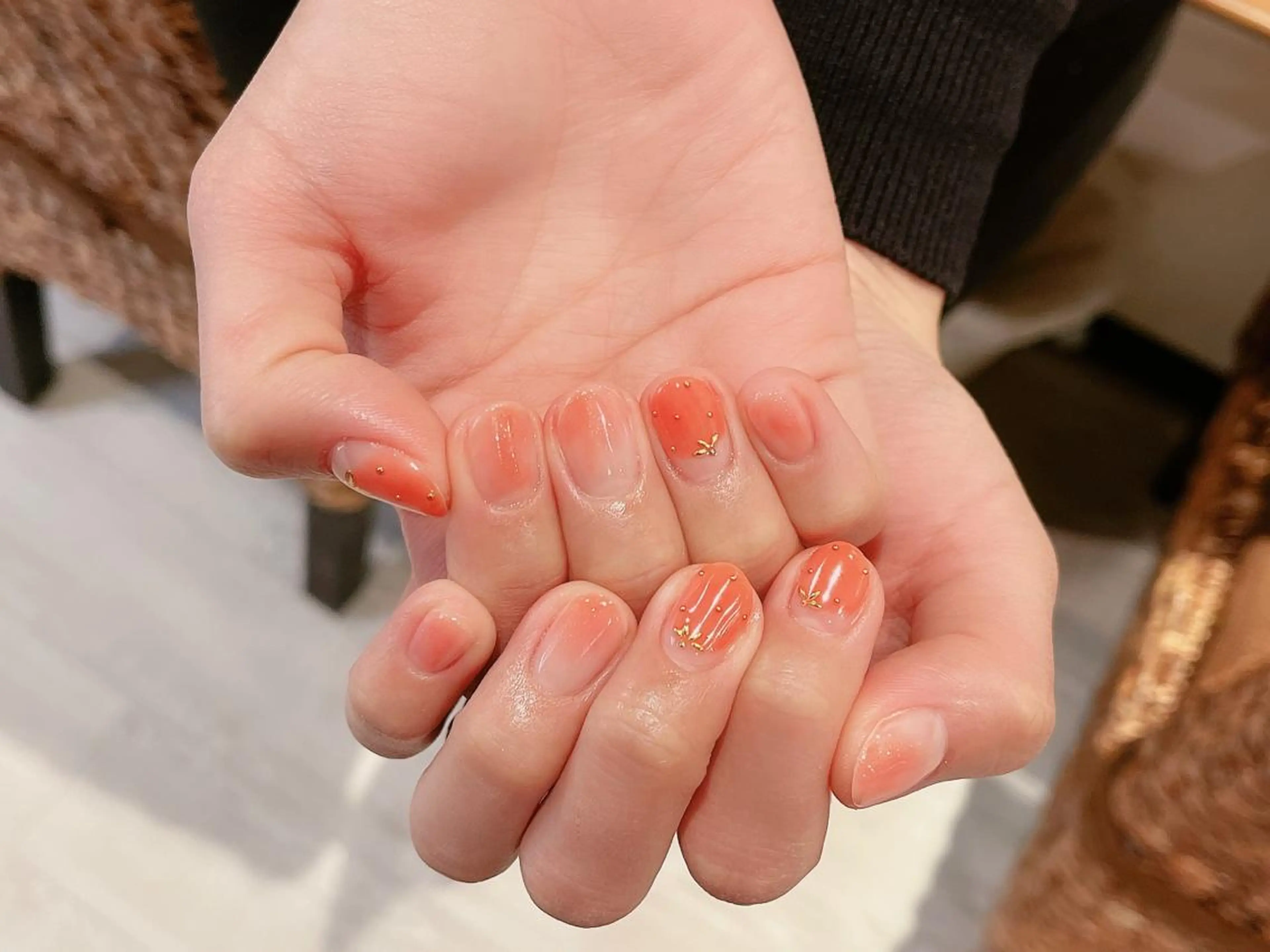 ネイル ニュアンスネイル ハンドネイル Protea ❁⃘*.ﾟ清家 美穂のネイルデザイン