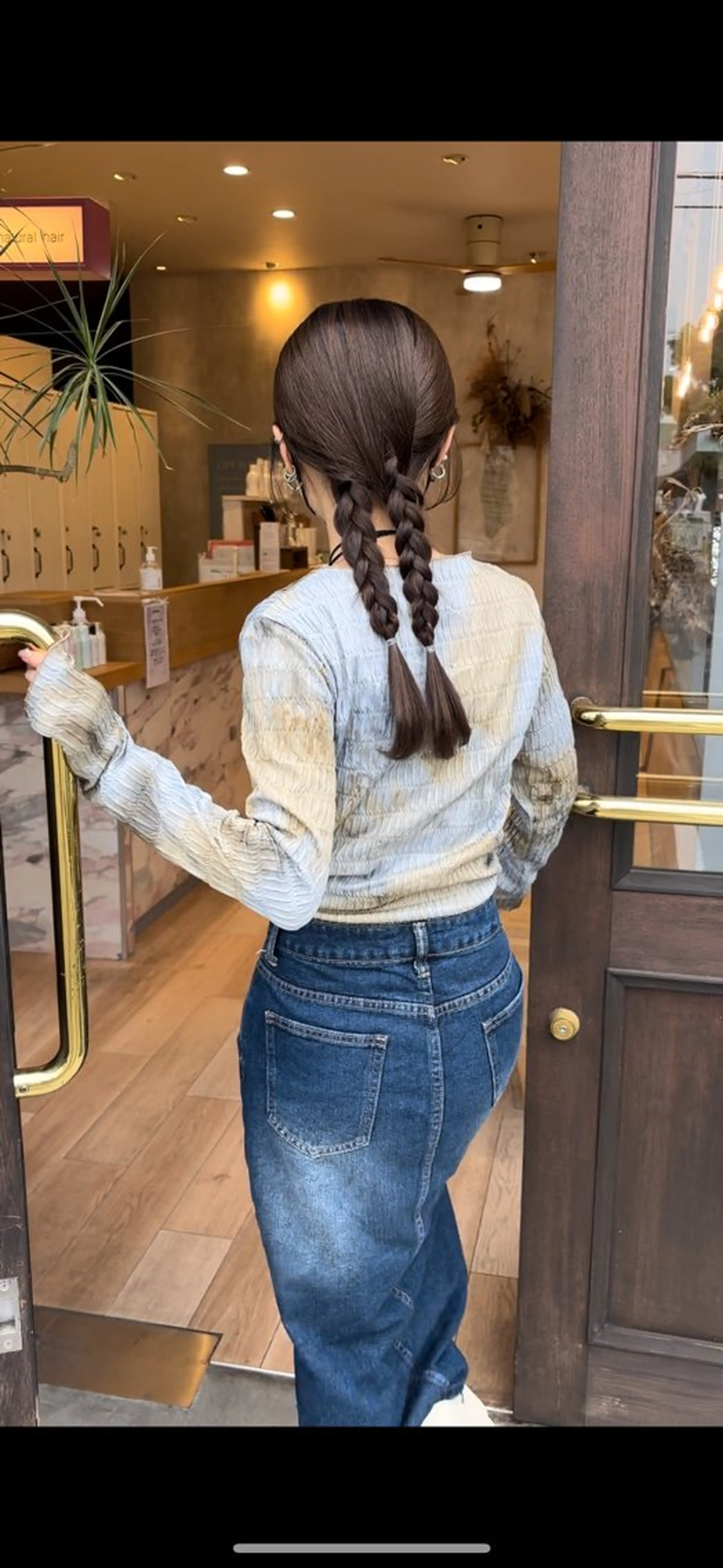 ロング ヘアカラー 桑本 さと子のヘアスタイル