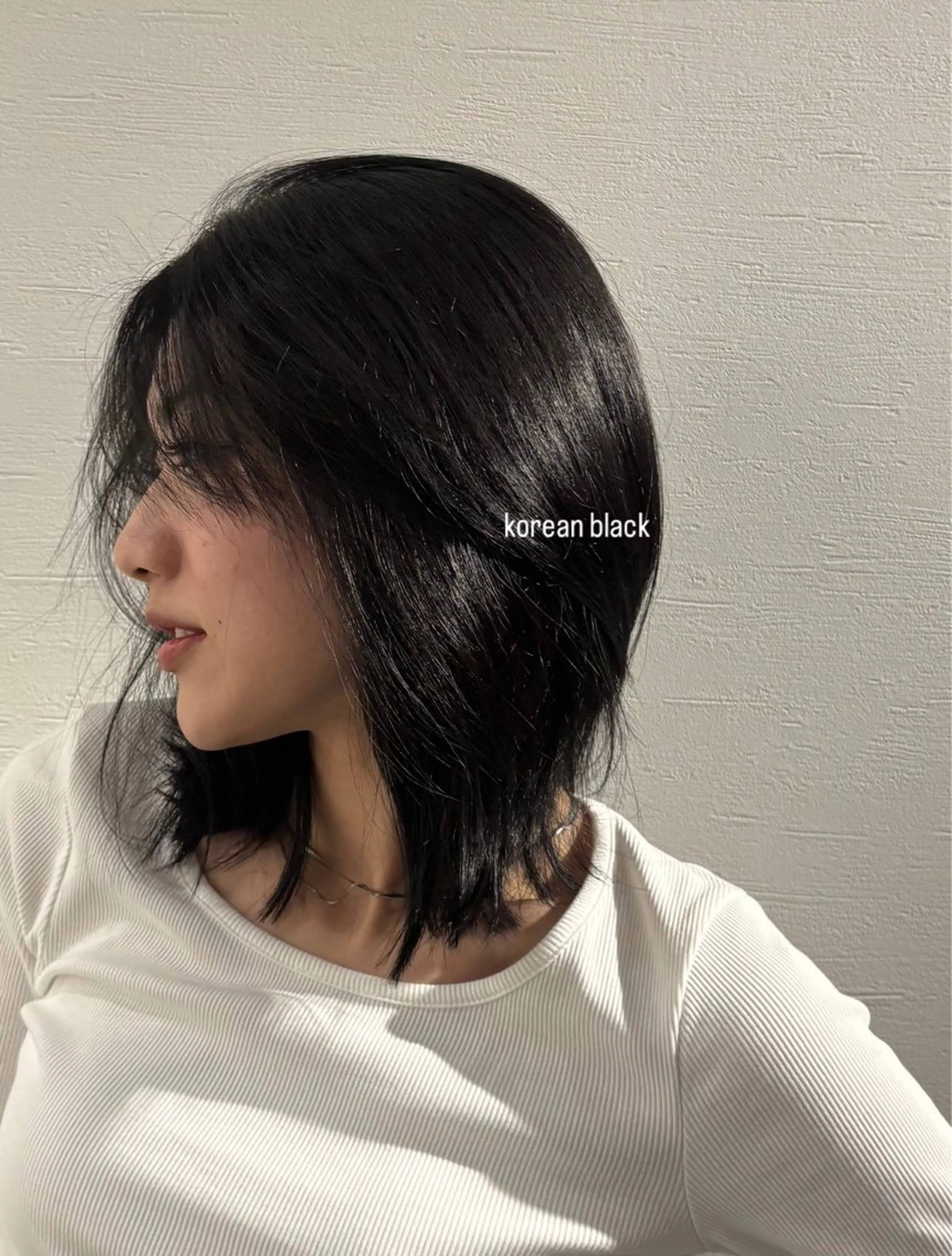 ミディアム カラー ヘアカラー トリートメント Doll所属・セイラ 都島美容室のヘアスタイル