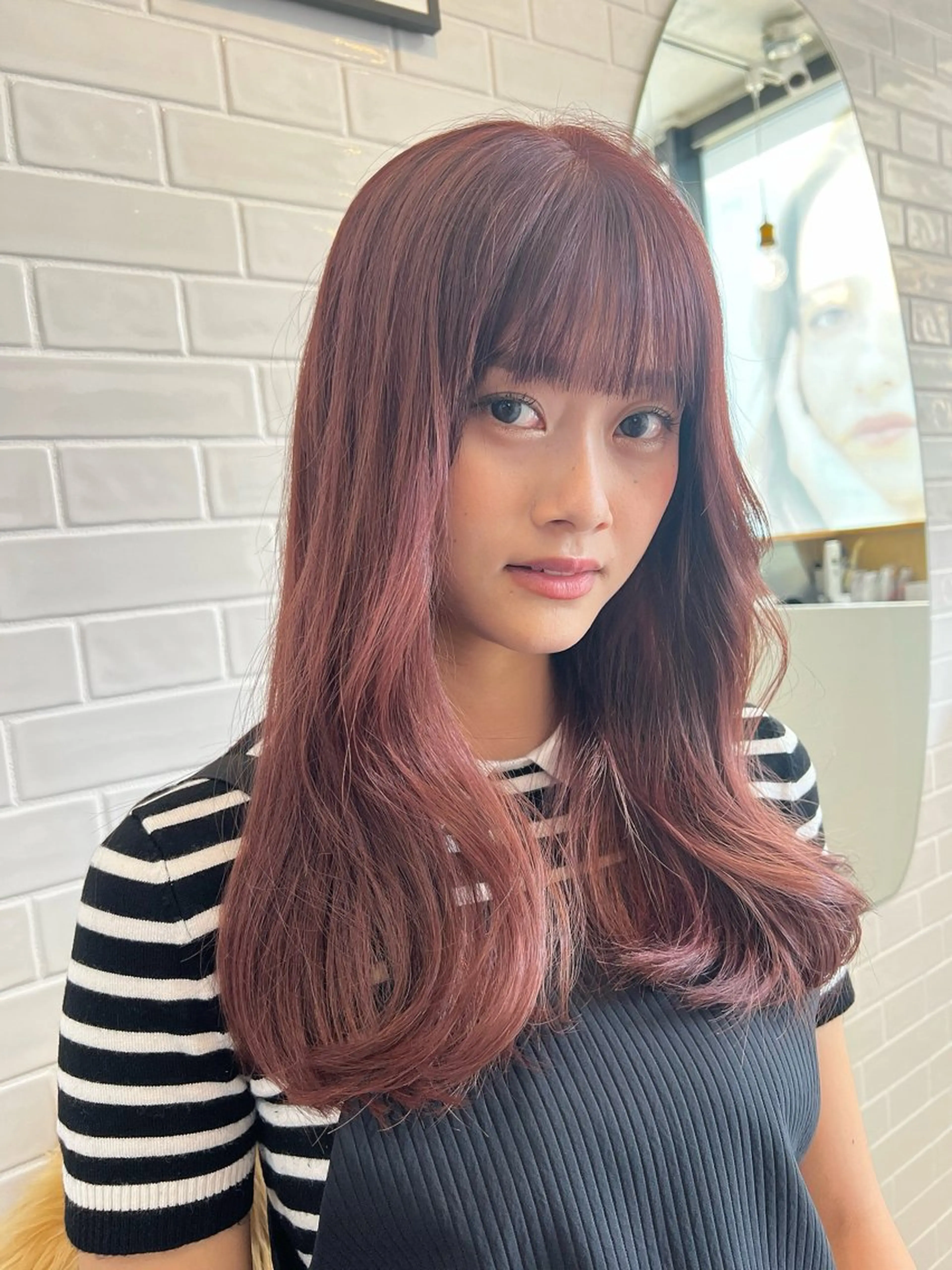 Premium髪質改善TR＋髪質改善inケアカラ－ ¥17900の写真