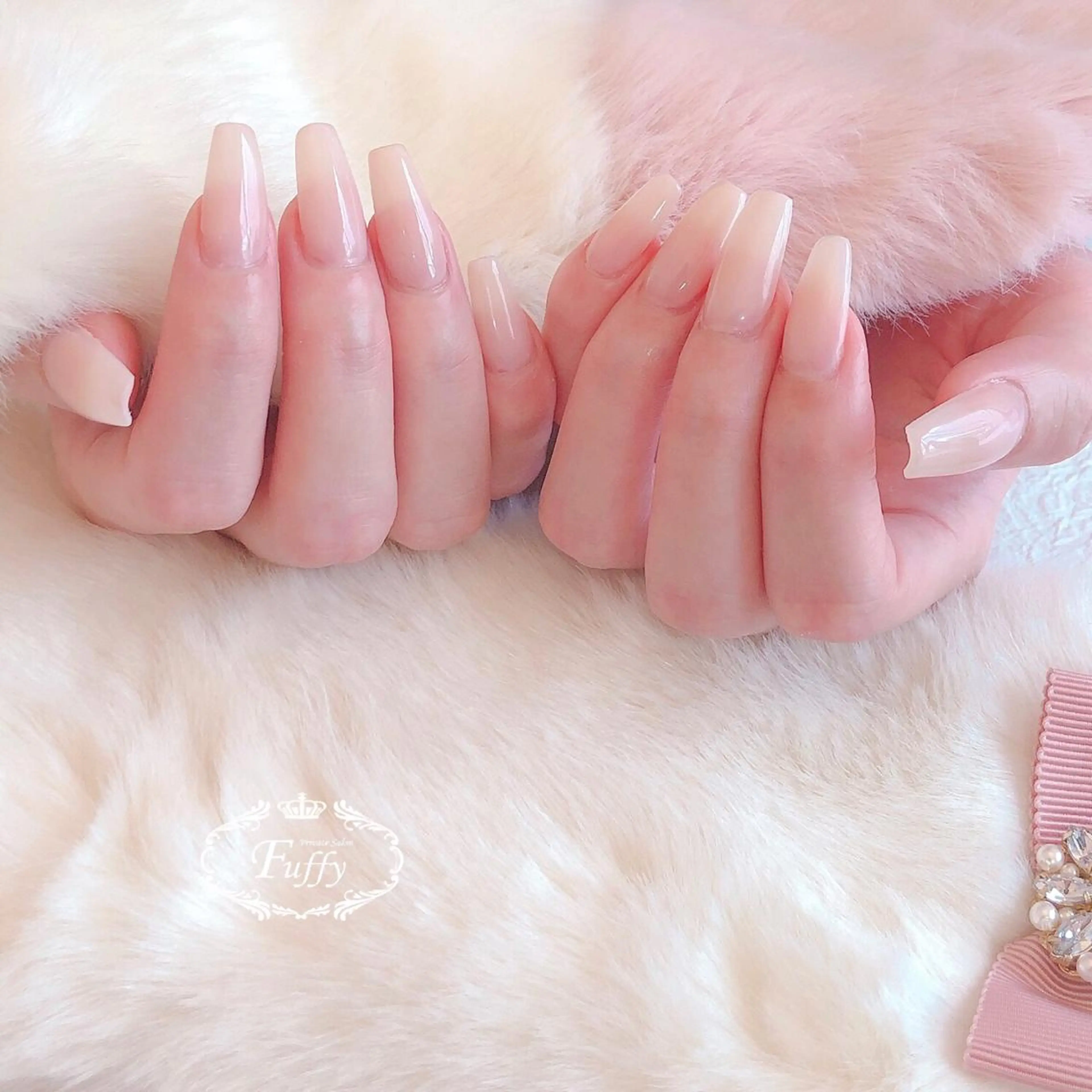 ネイル スカルプネイル シンプルネイル ハンドネイル Fuffy所属・フーフィー Fuffyのネイルデザイン
