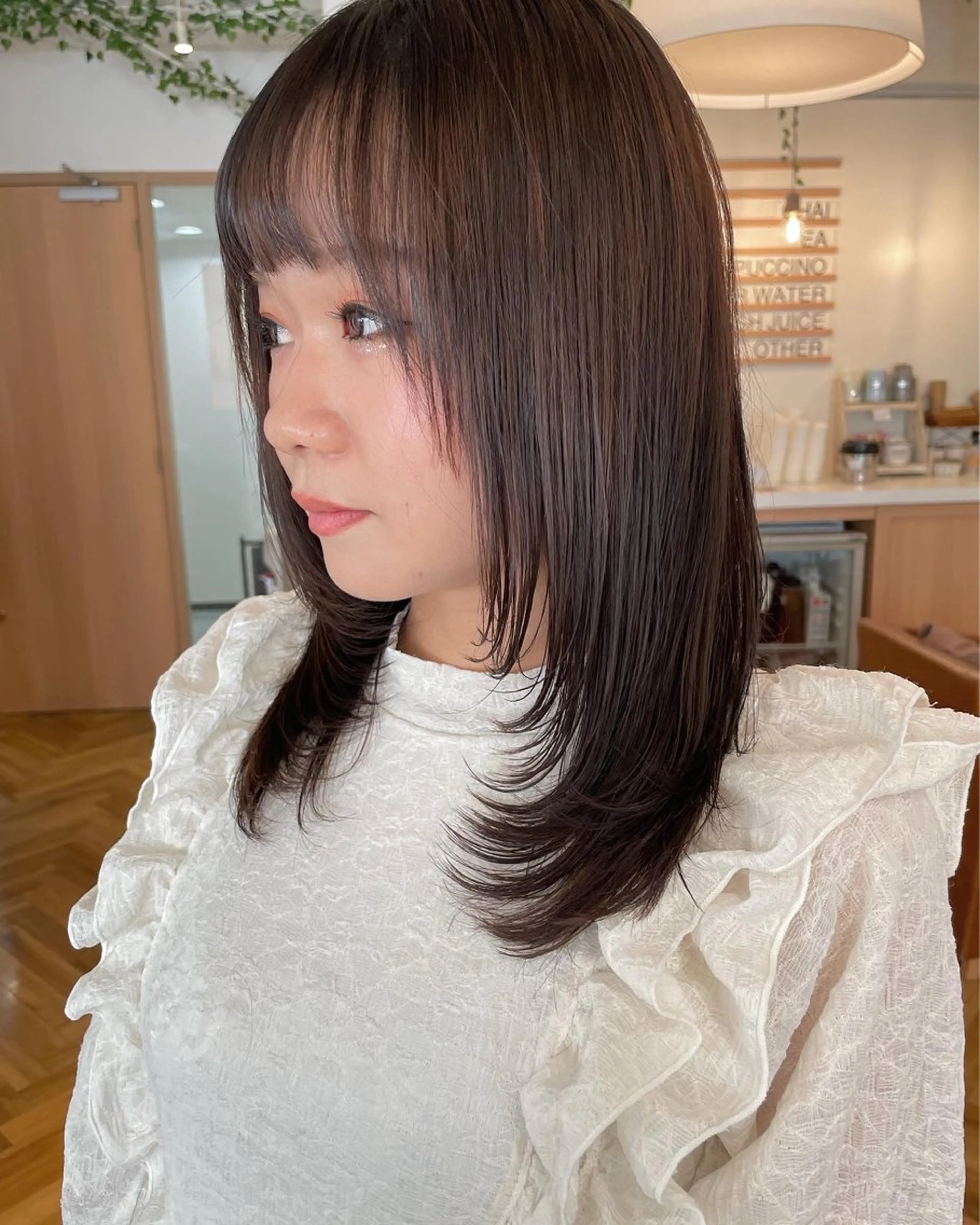 ミディアム カラー カット トリートメント Ogata Marinaのヘアスタイル