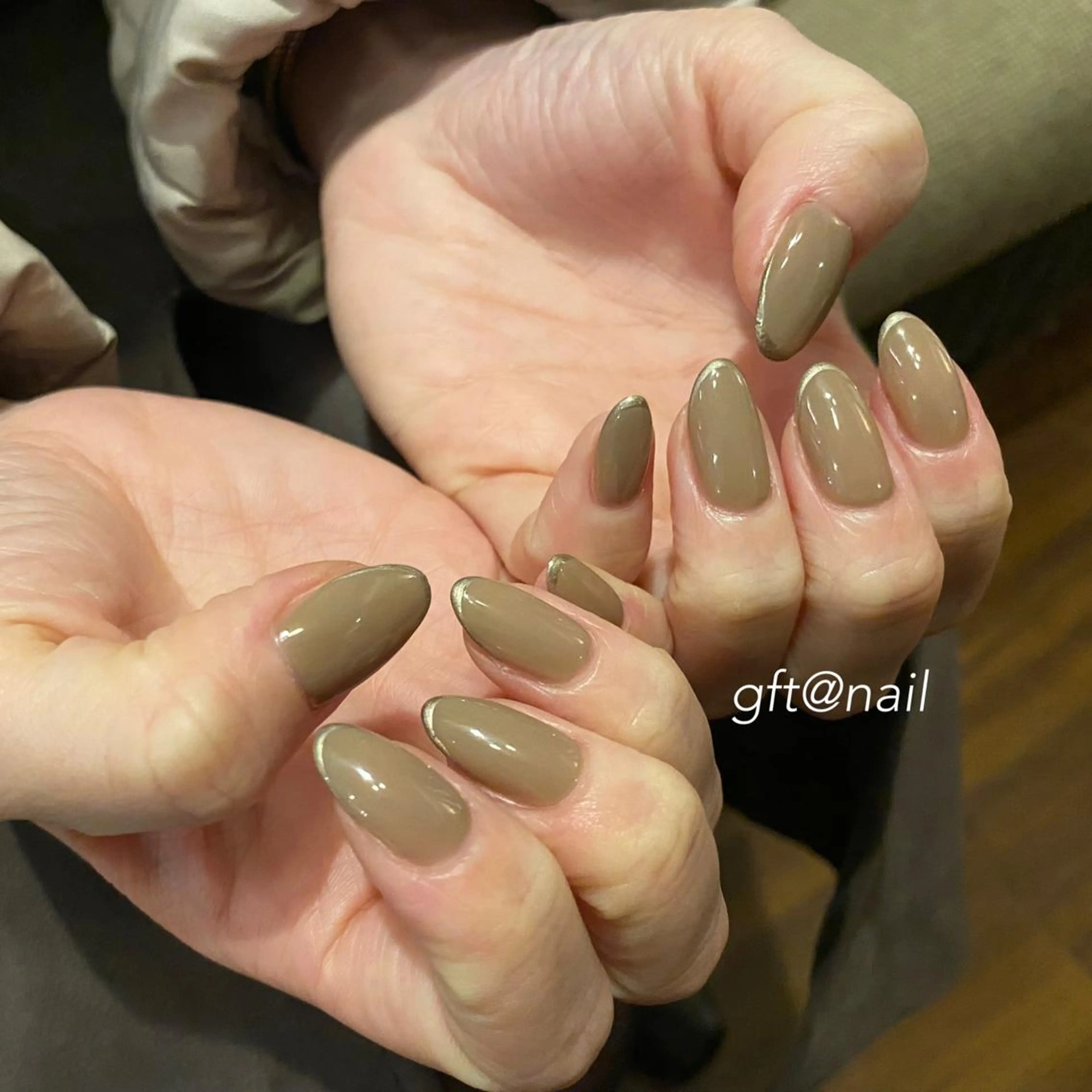 ネイル ゴールド ハンドネイル etorca nailのネイルデザイン