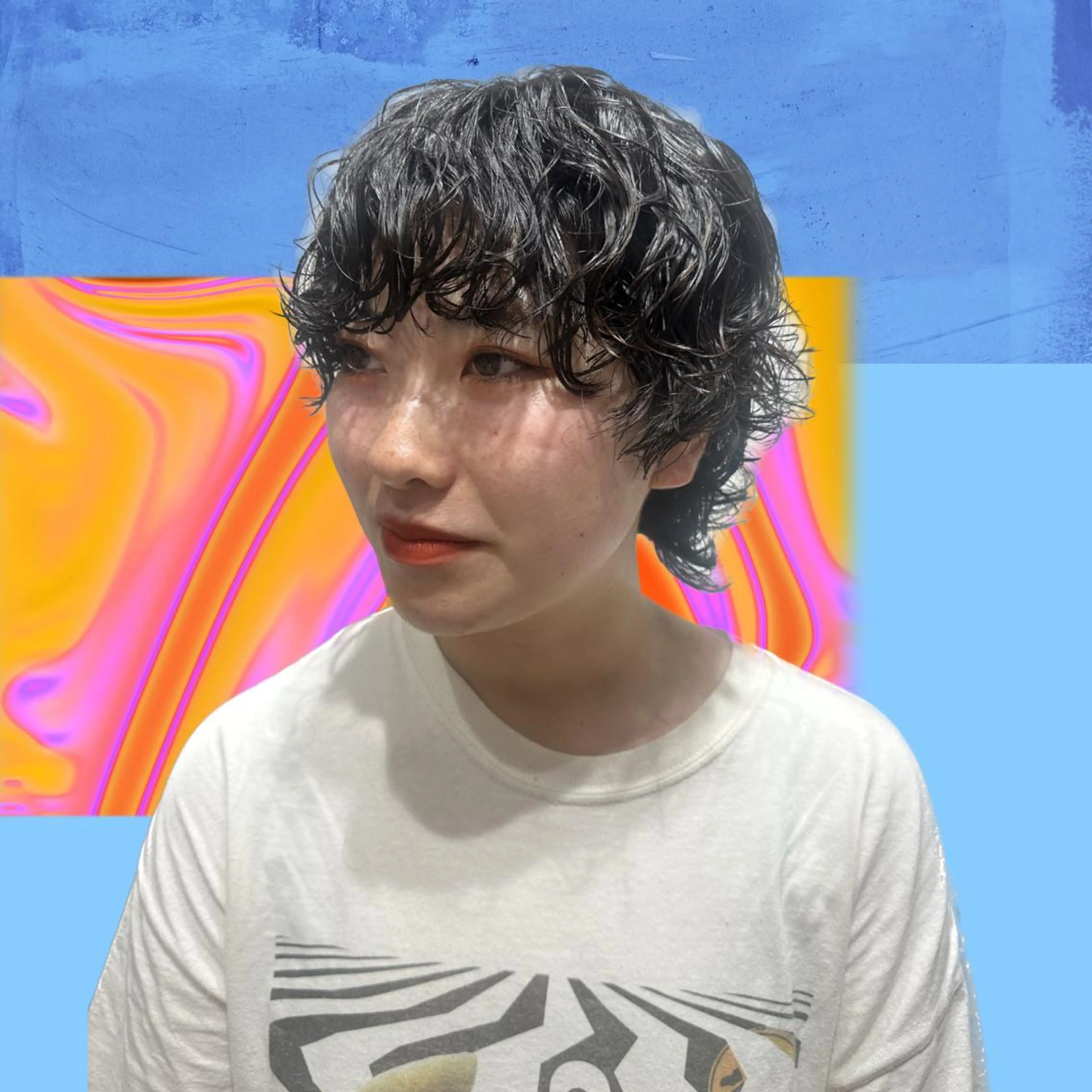 ショート パーマ hollo原宿所属・パーマ/ハイトーン 🎀Rumiのヘアスタイル