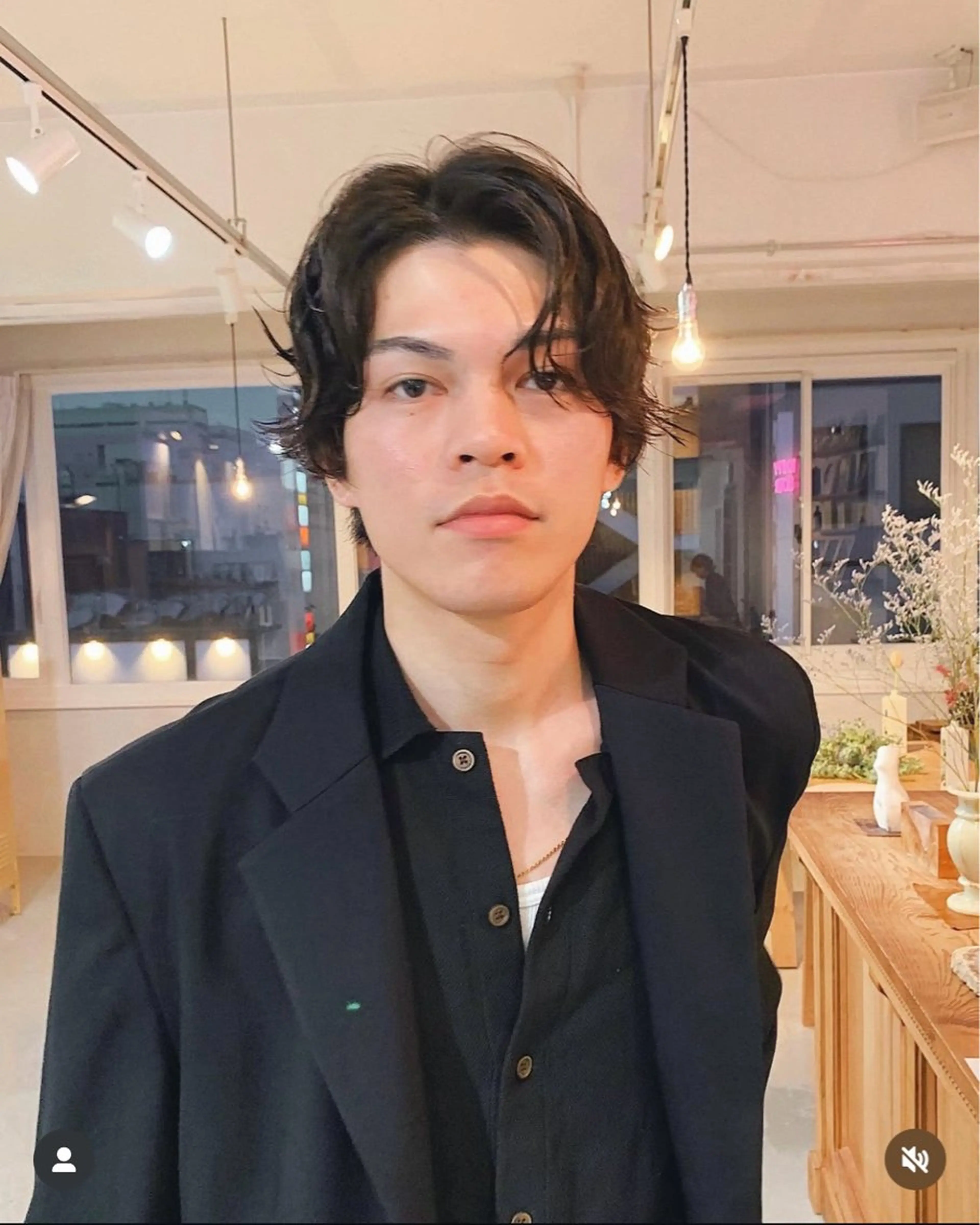 【🌟メンズ 平日限定🌟】  men's骨格補正カット+ニュアンスパーマの写真