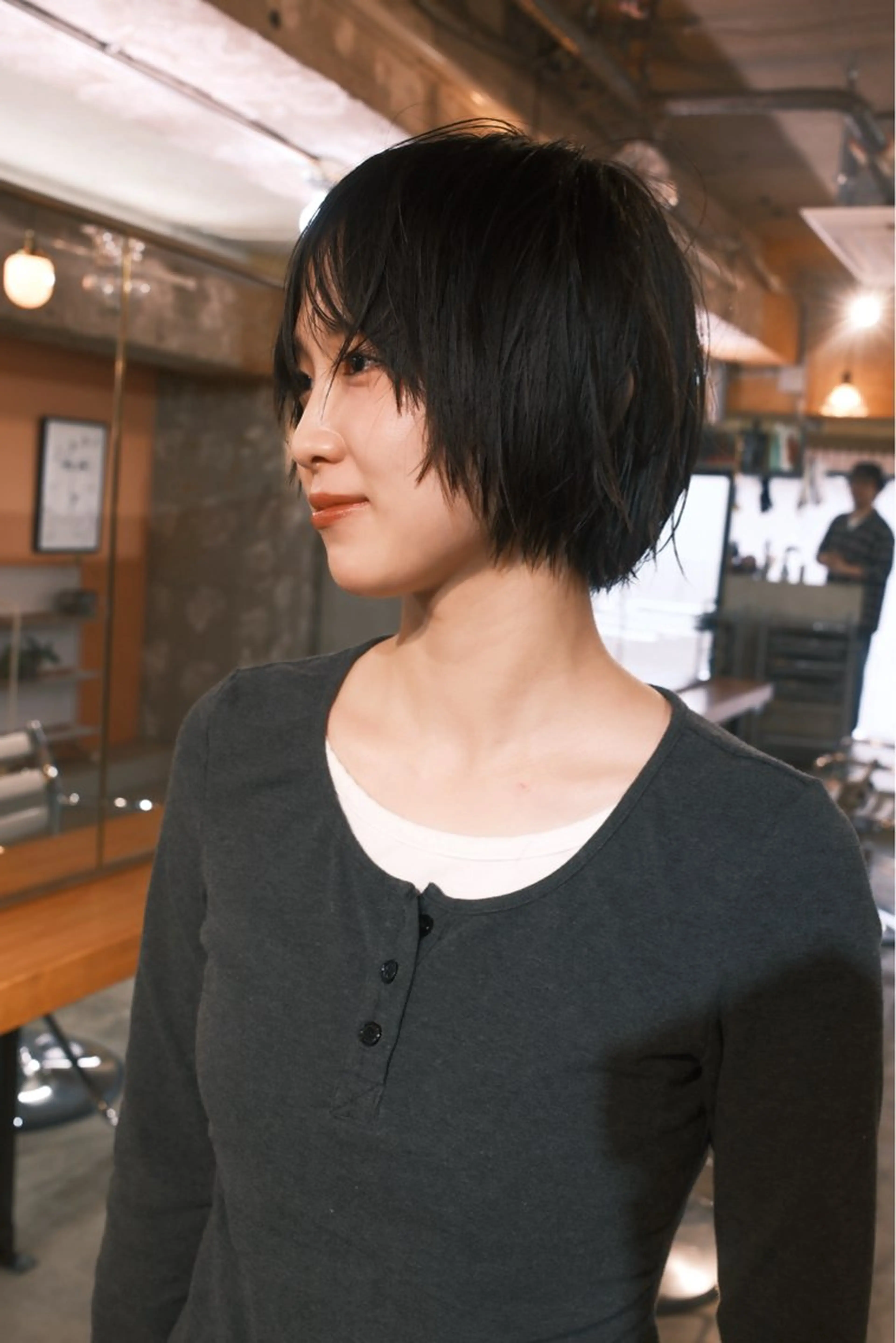 ショート カット KEI gattacaのヘアスタイル