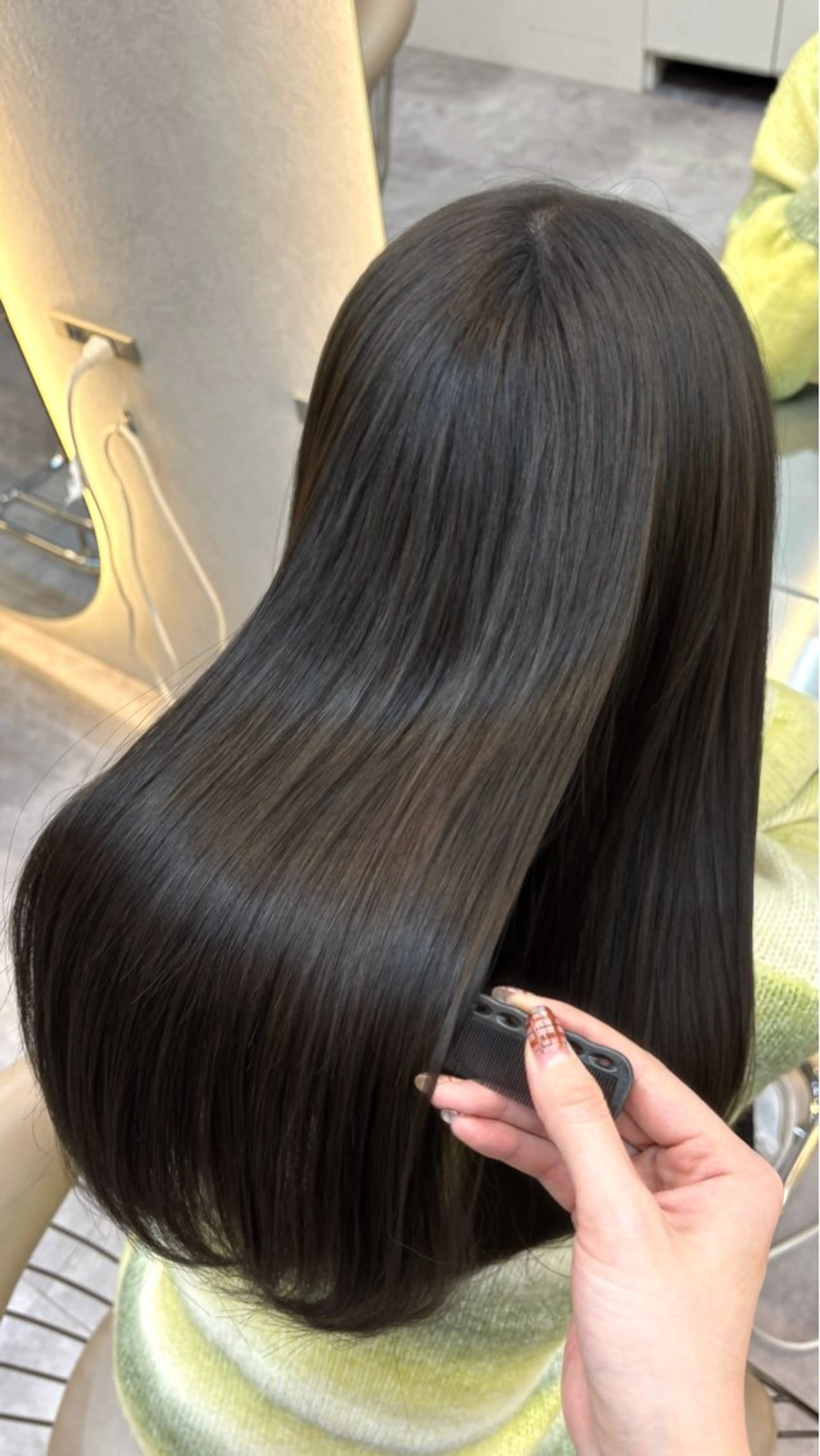 ロング カラー ヘアカラー 🩶 HARUKA/ 韓国美髪ヘア🩶のヘアスタイル