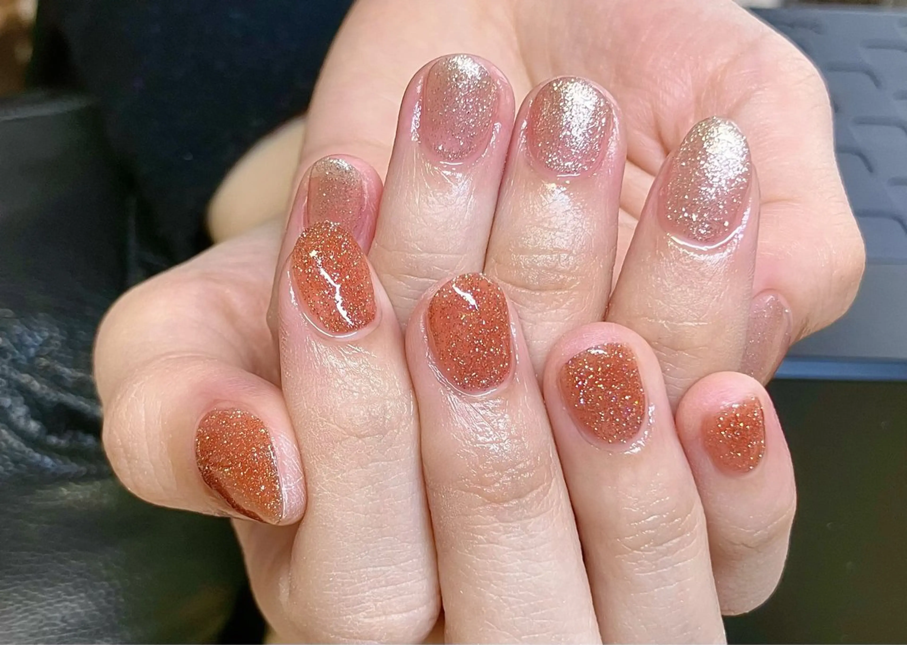 ネイル アートネイル ジェルネイル キラキラネイル マグネットネイル 大理石ネイル(マーブル) ハンドネイル RinRin　nail所属・孔 ジンシェンのネイルデザイン
