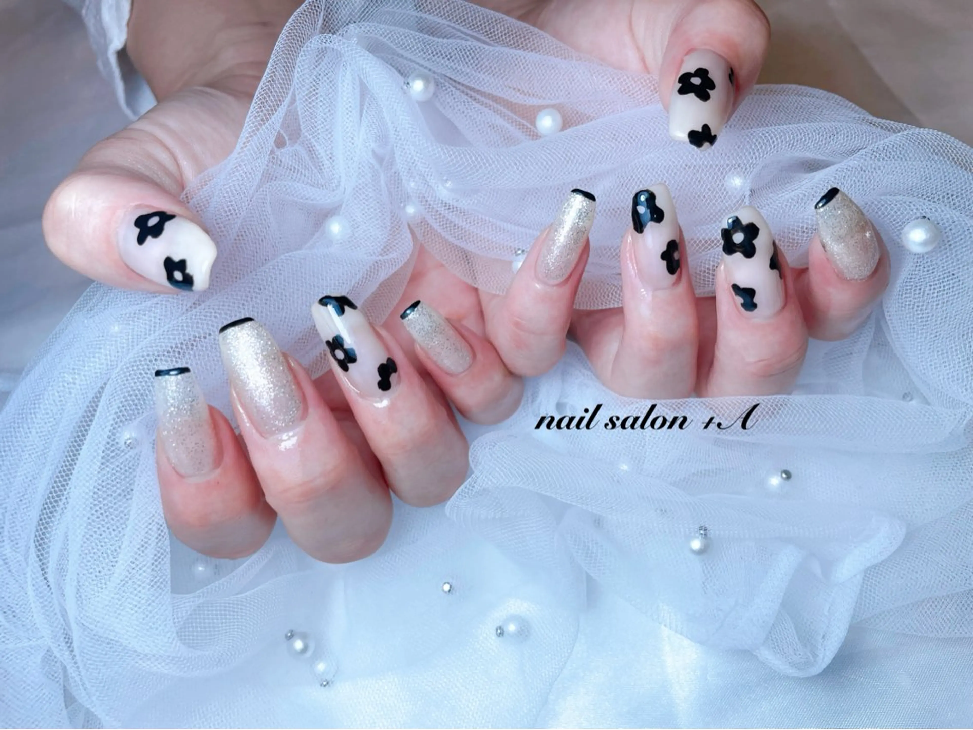 セミロング ハンドネイル nail salon +A所属・Nail Salon +Aのネイルデザイン