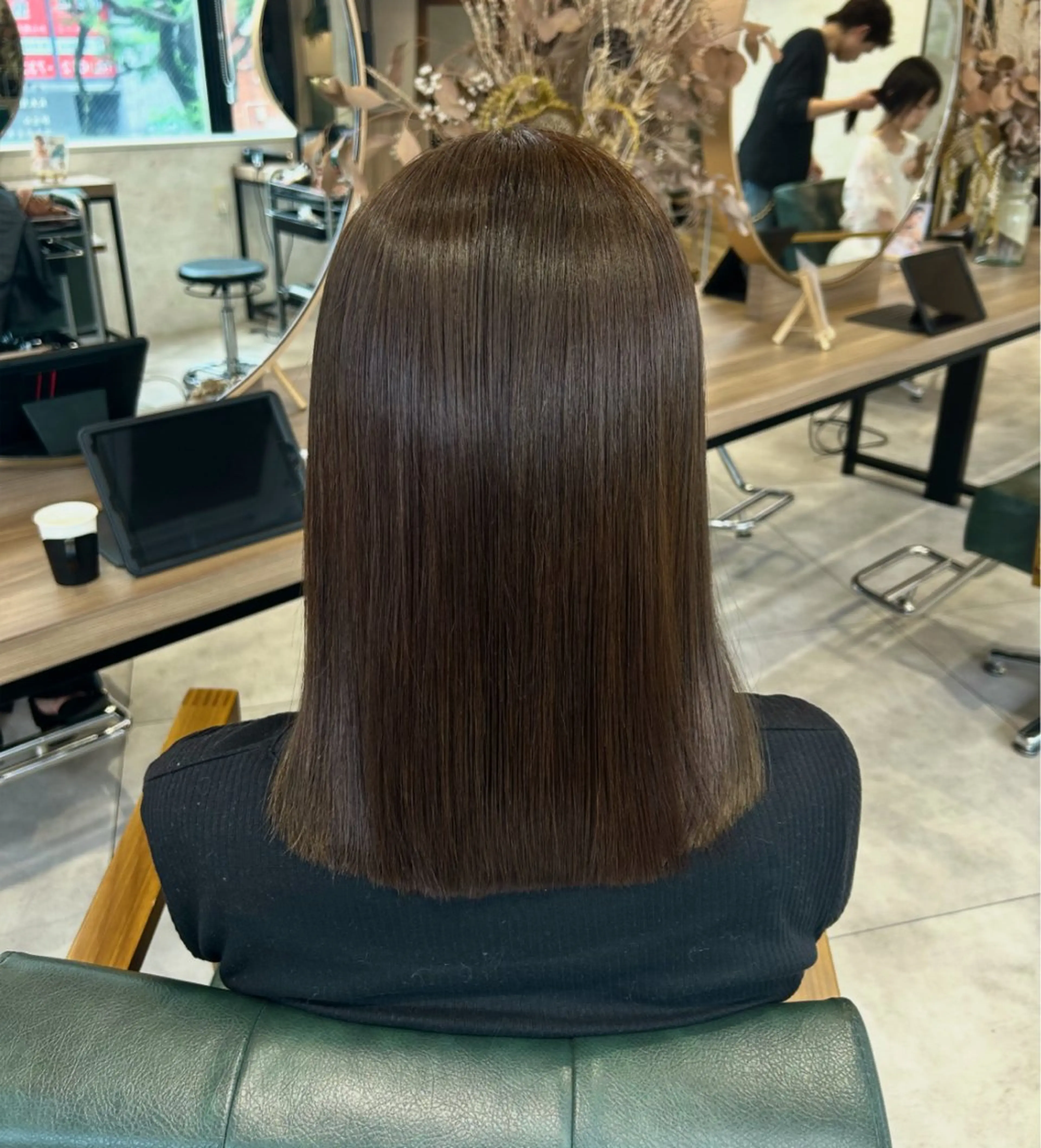 ロング カラー ヘアカラー トリートメント 赤みなしカラー🍐/ 艶髪✨/ririkaのヘアスタイル