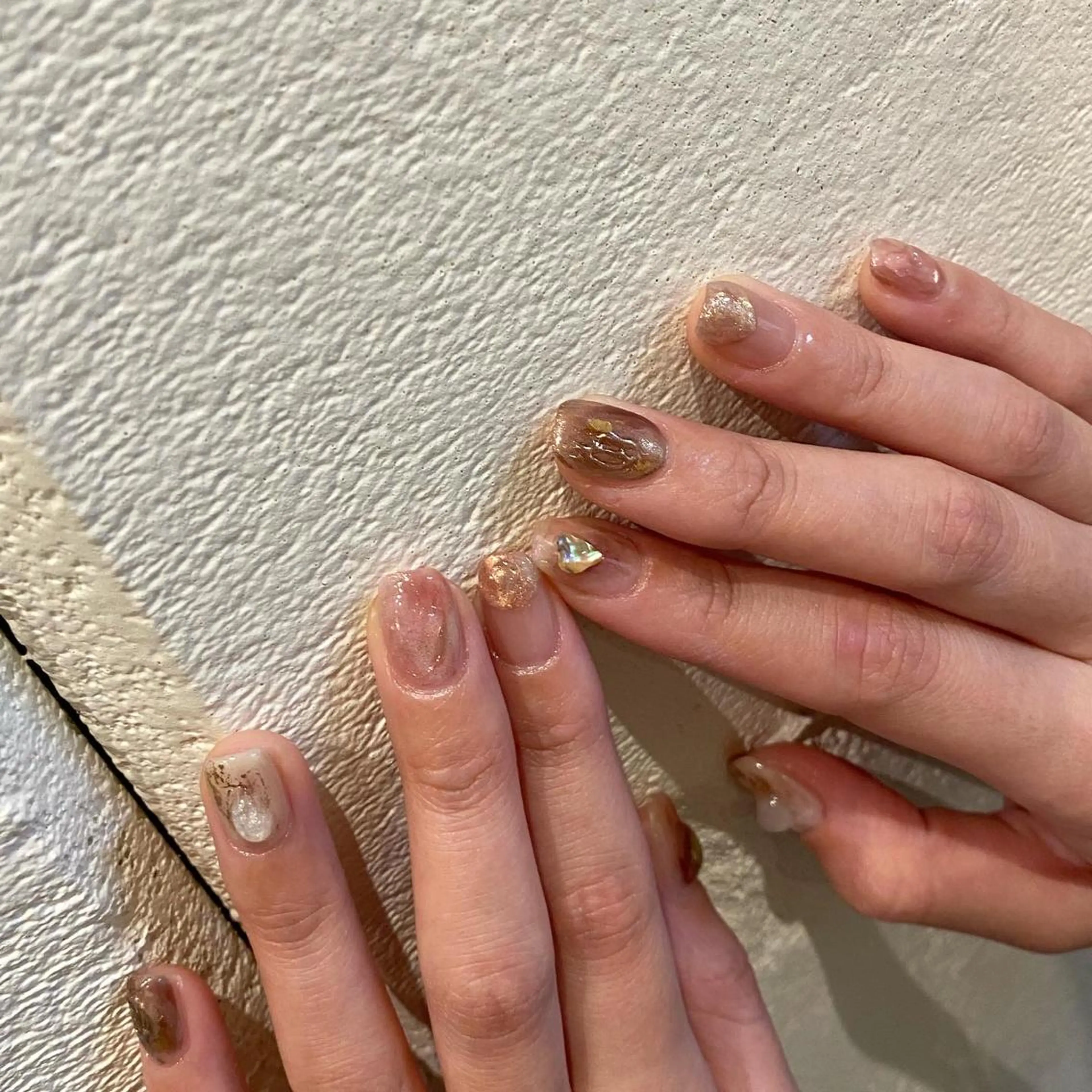 ネイル ピンク ハンドネイル nable.所属・望月 実莉のネイルデザイン